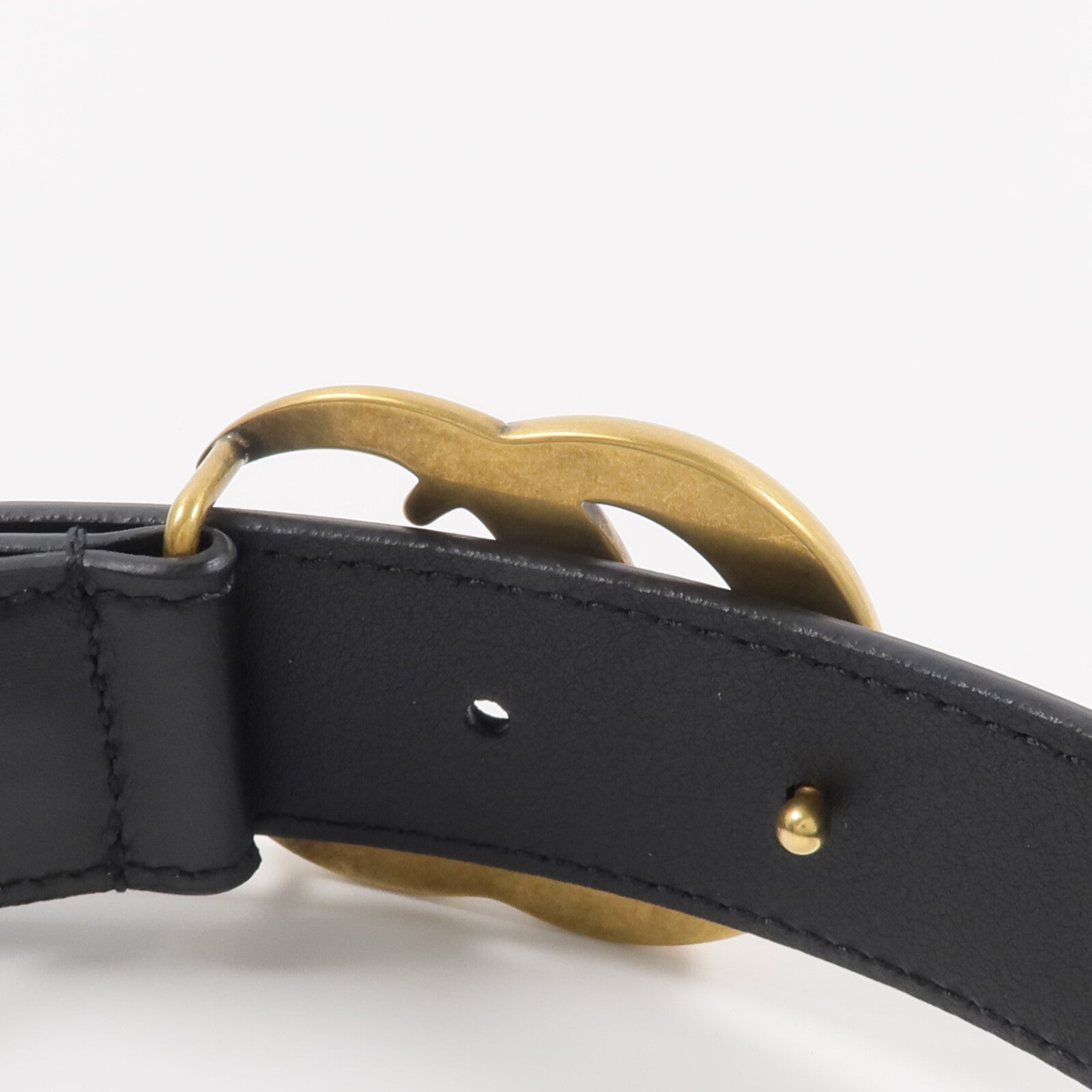 GUCCI 【激減優惠】牛皮皮革GG Marmont Belt 皮帶