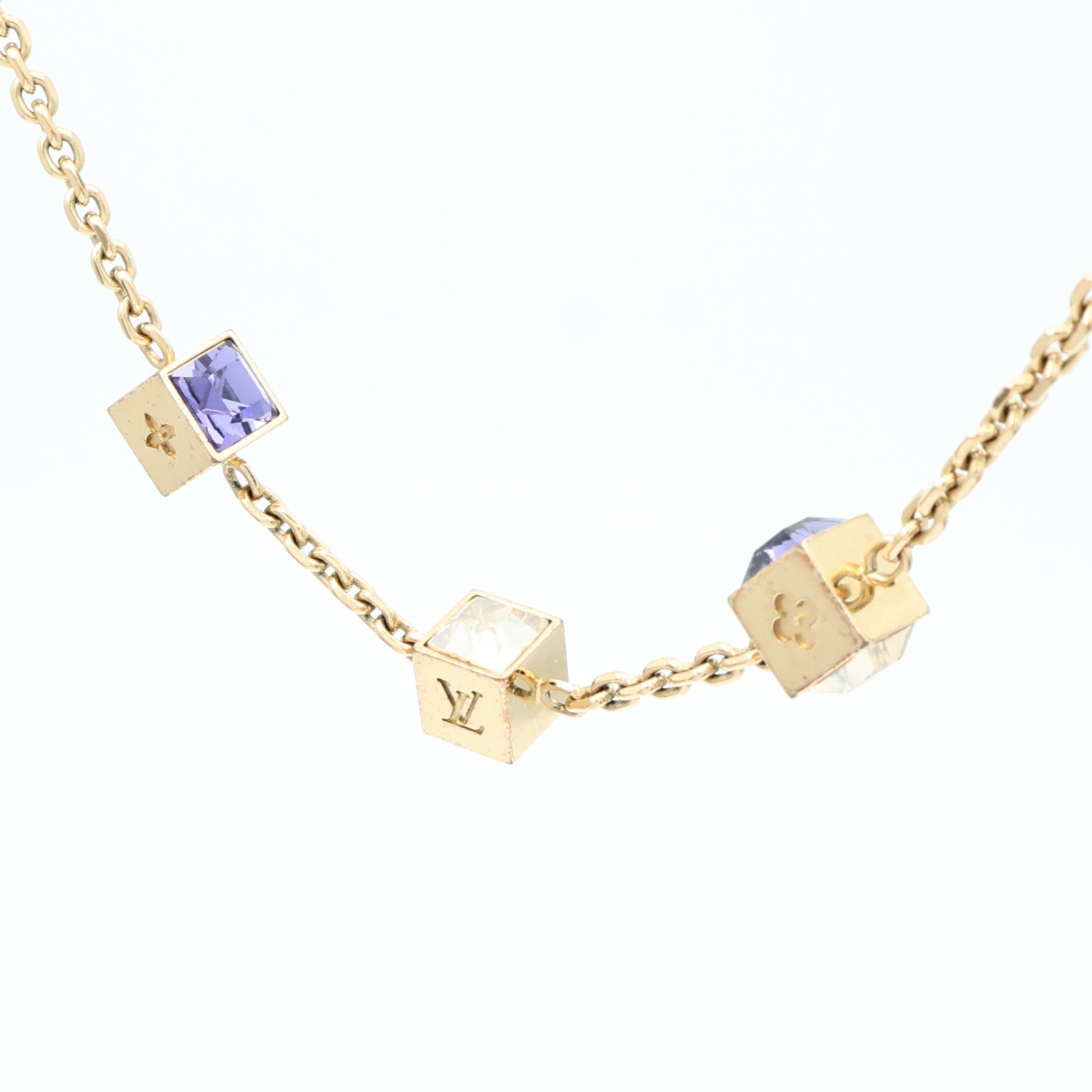 LOUIS VUITTON 金屬Collier Gamble Necklace項鍊