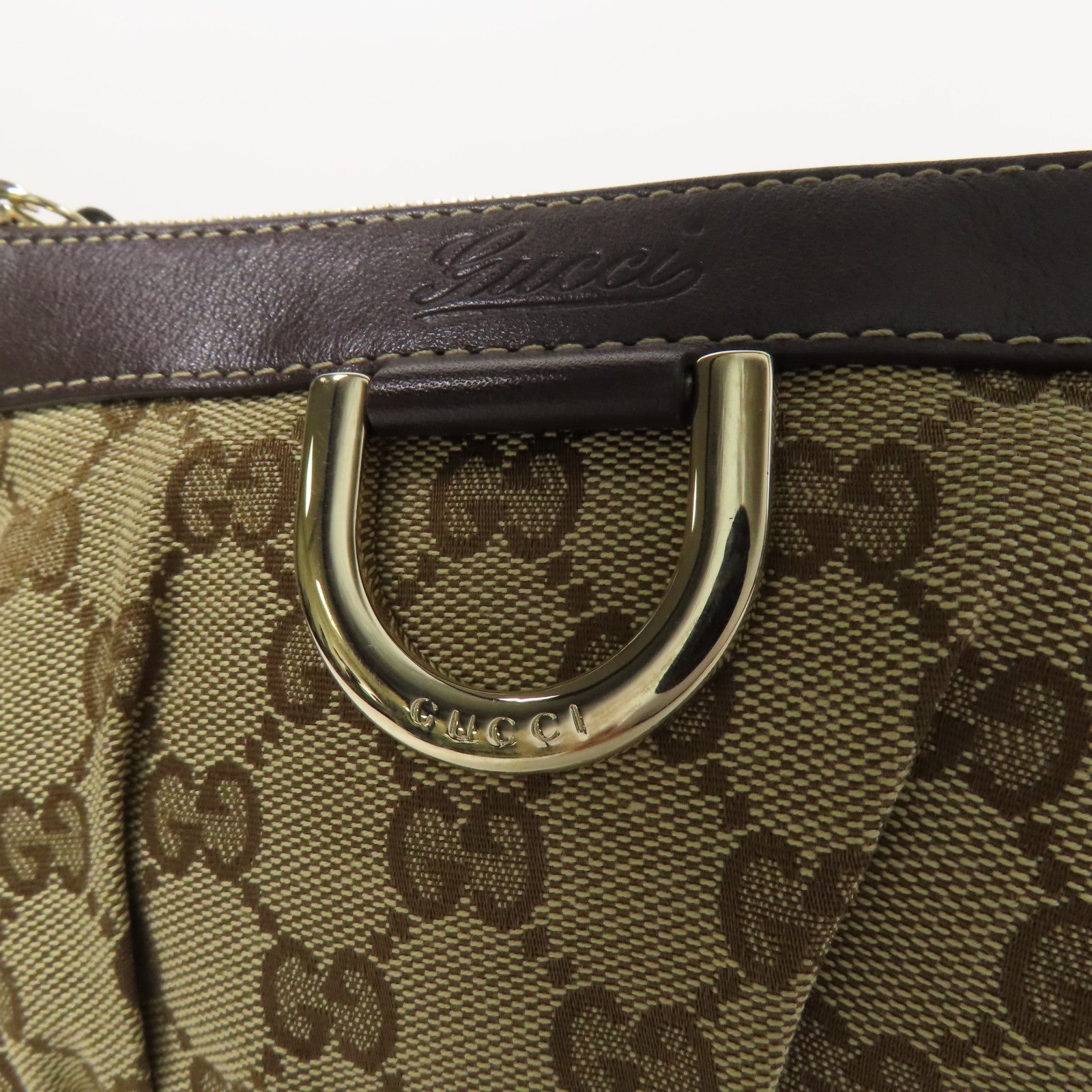 GUCCI 帆布Clutch Bag金扣手拿包