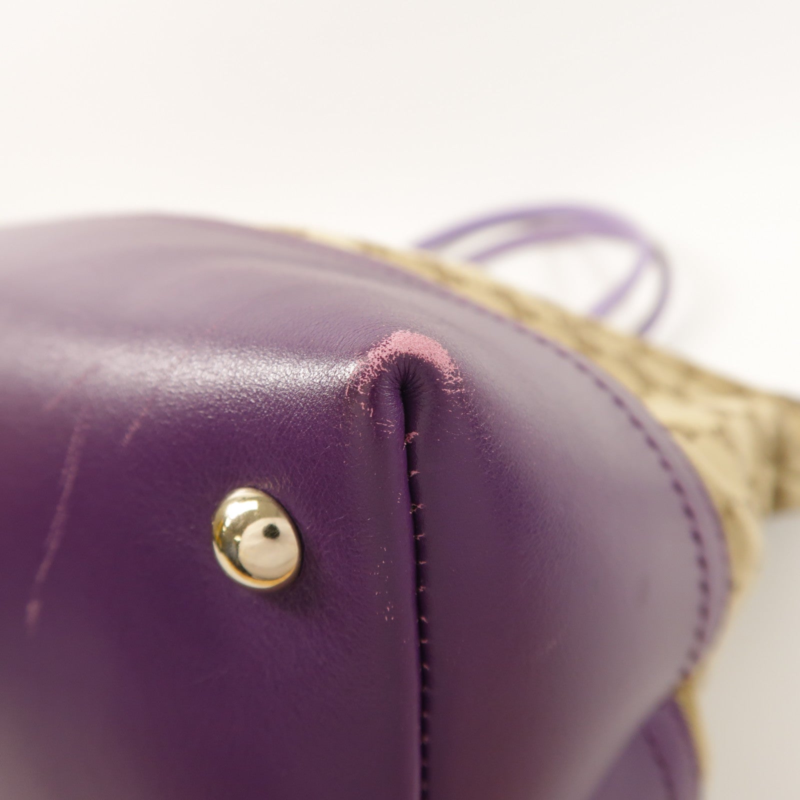 GUCCI 帆布Tote Bag金扣手挽袋