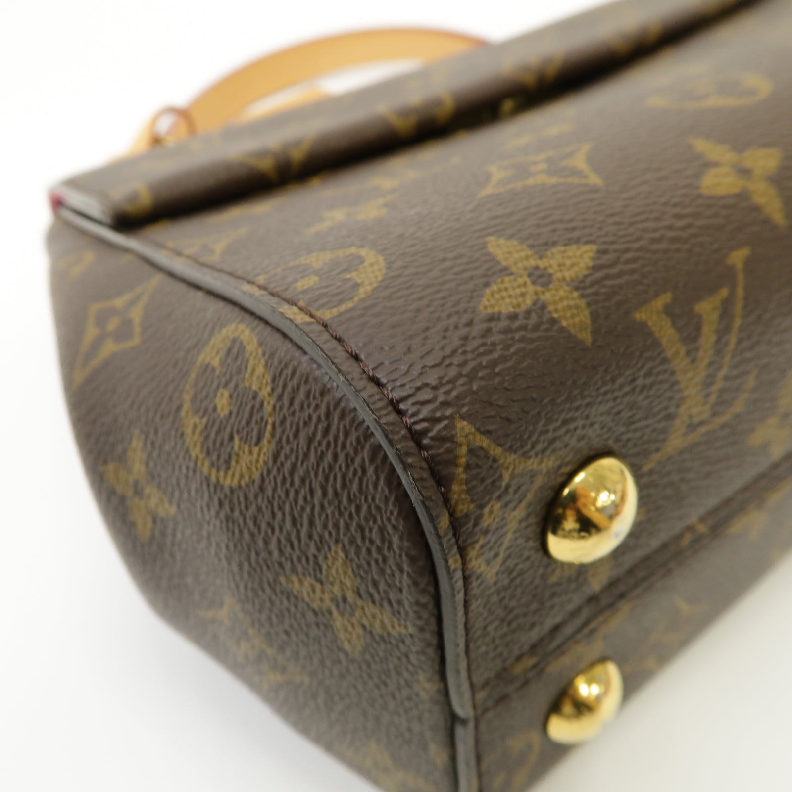 LOUIS VUITTON Monogram Cluny BB金扣手挽肩背兩用袋啡色