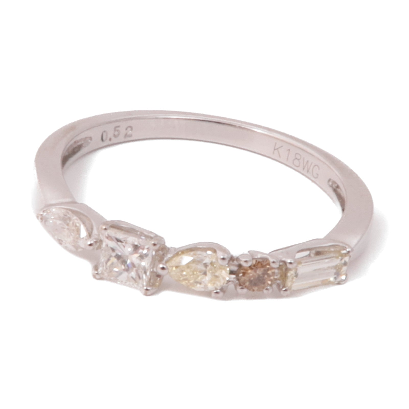 JEWELRY 【激減優惠】JEWELRY 18K白金/鑽石Diamond Ring戒指US#6.5