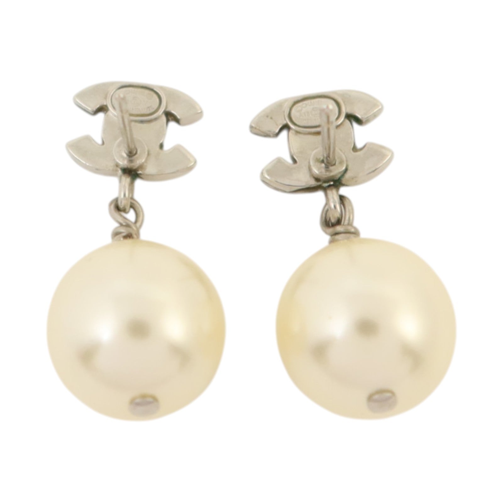 CHANEL 金屬/PVC Earrings耳環