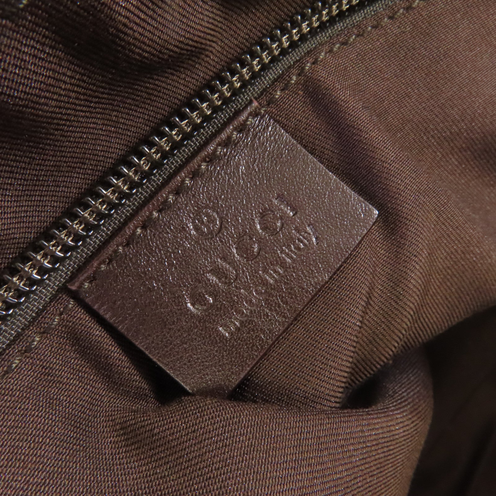 GUCCI 【激減優惠】GG帆布Messenger Bag銀扣肩背袋啡色