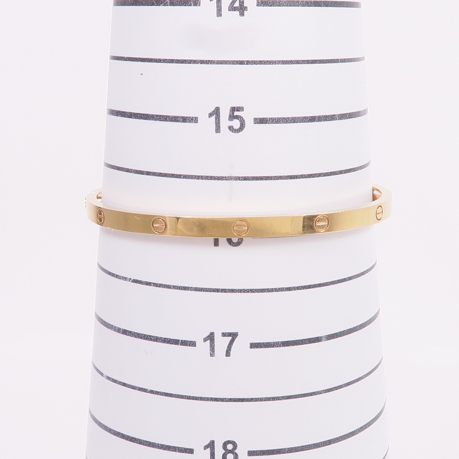 CARTIER 18K玫瑰金Love Bracelet Small Model手鐲Cartier#17