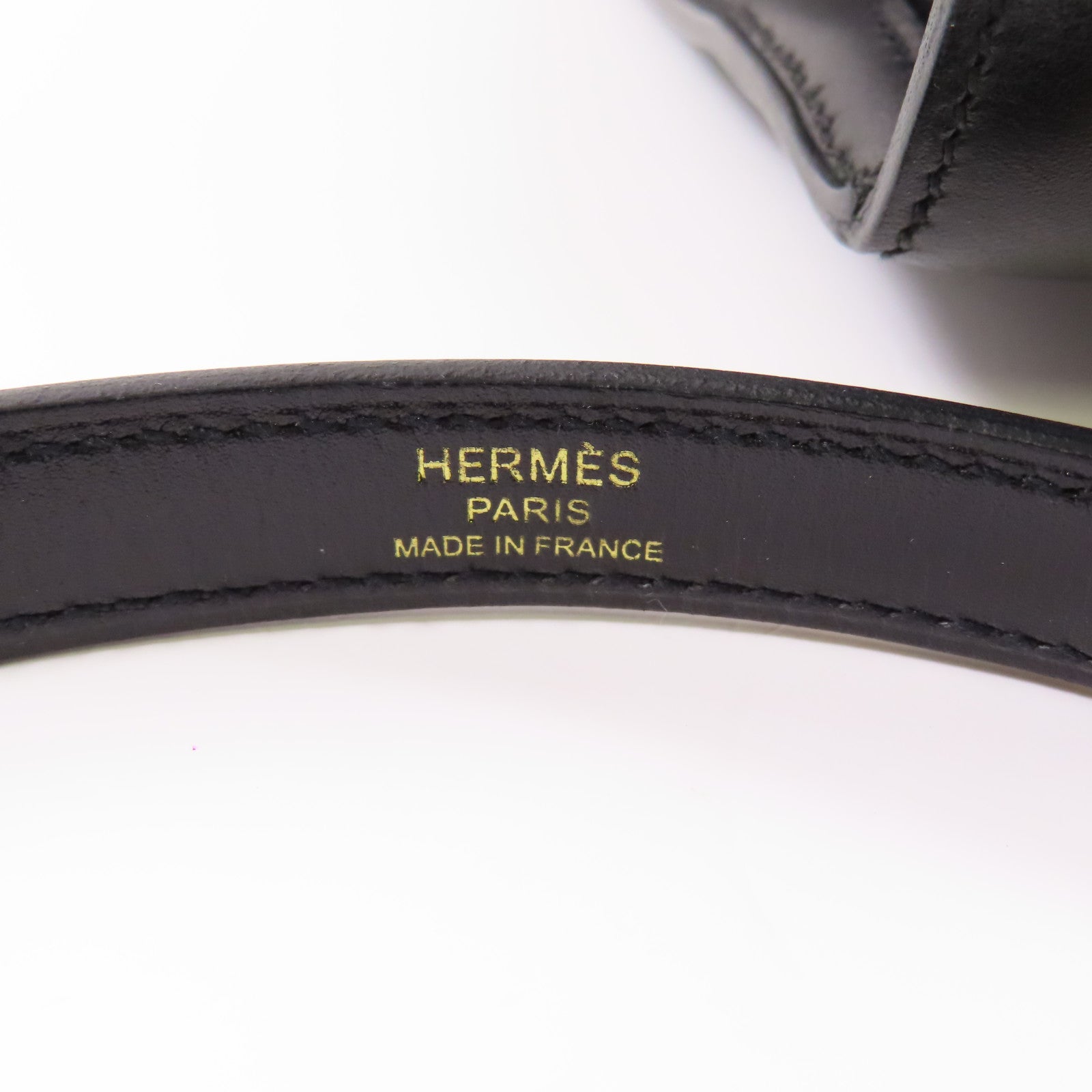 HERMES Boxcalf皮革Kelly 25金扣手挽肩背兩用袋Noir