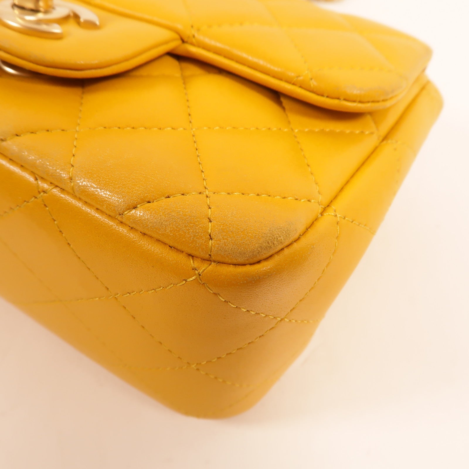 CHANEL 羊皮皮革Mini Classic 17鏈帶肩背袋