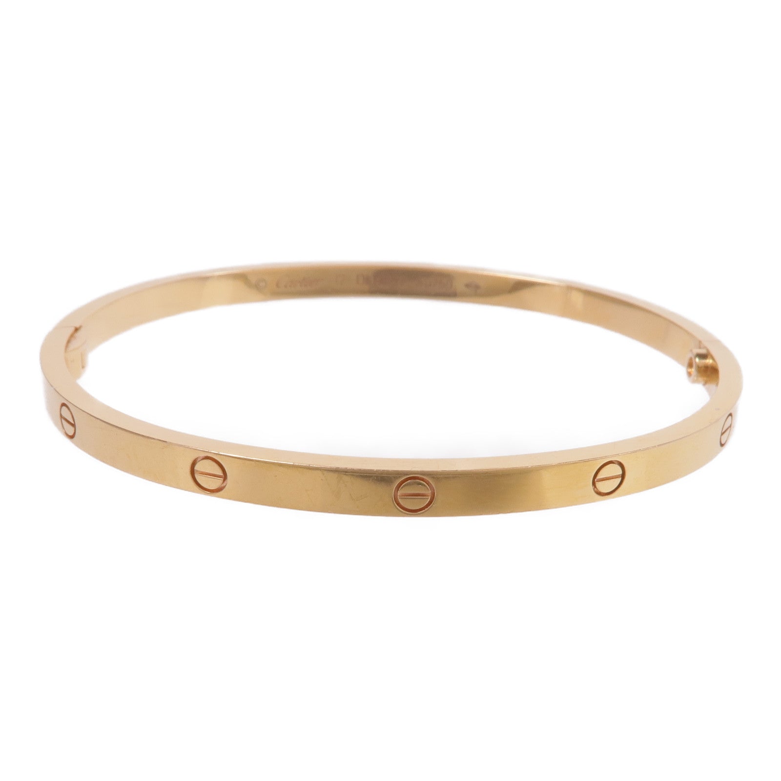 CARTIER 18K玫瑰金Love Bracelet Small Model手鐲Cartier#17