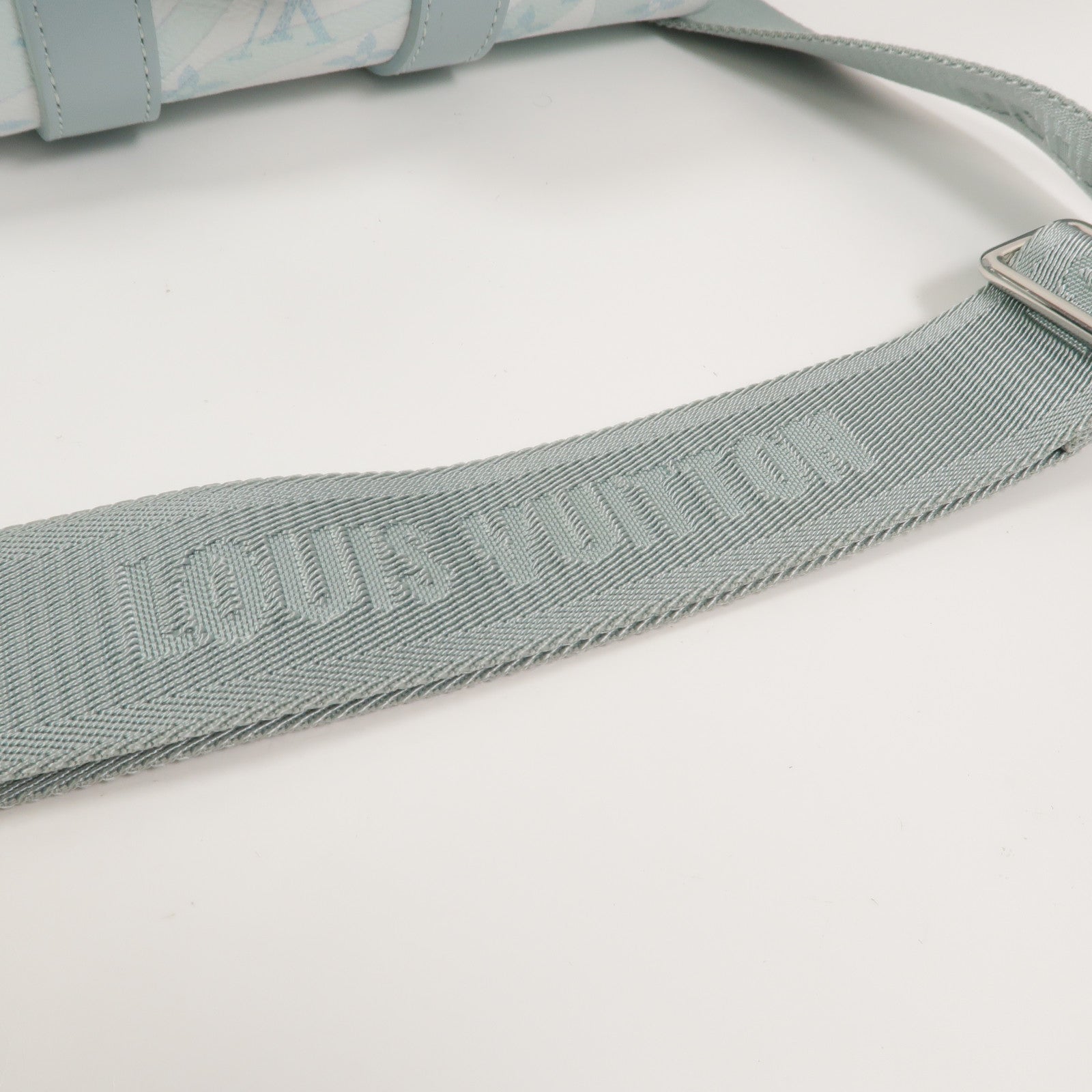 LOUIS VUITTON Monogram Aqua Garden Keepall Bandouliere 25手挽肩背兩用袋