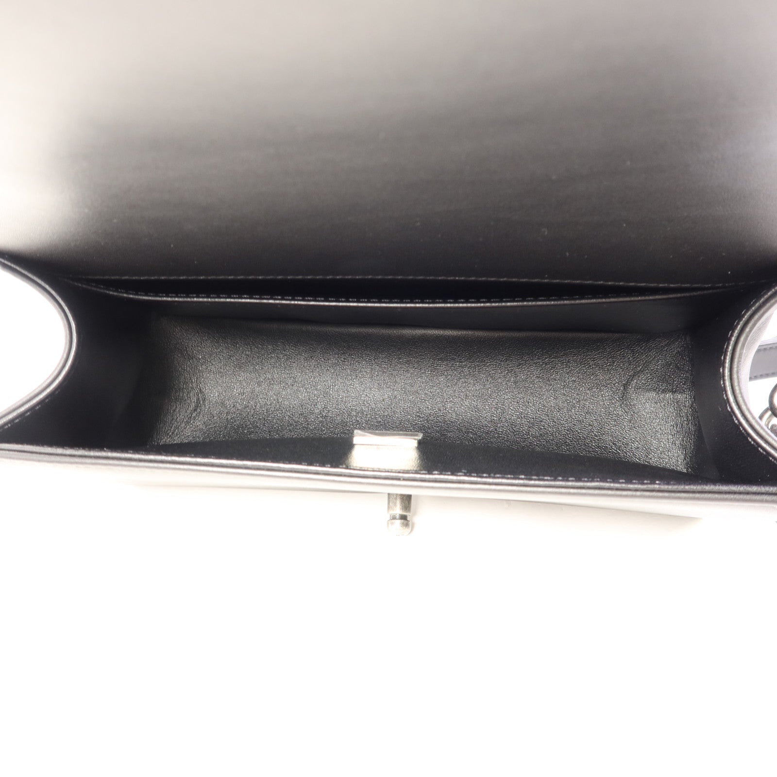 CHANEL 牛皮皮革Boy 25鏈帶肩背袋