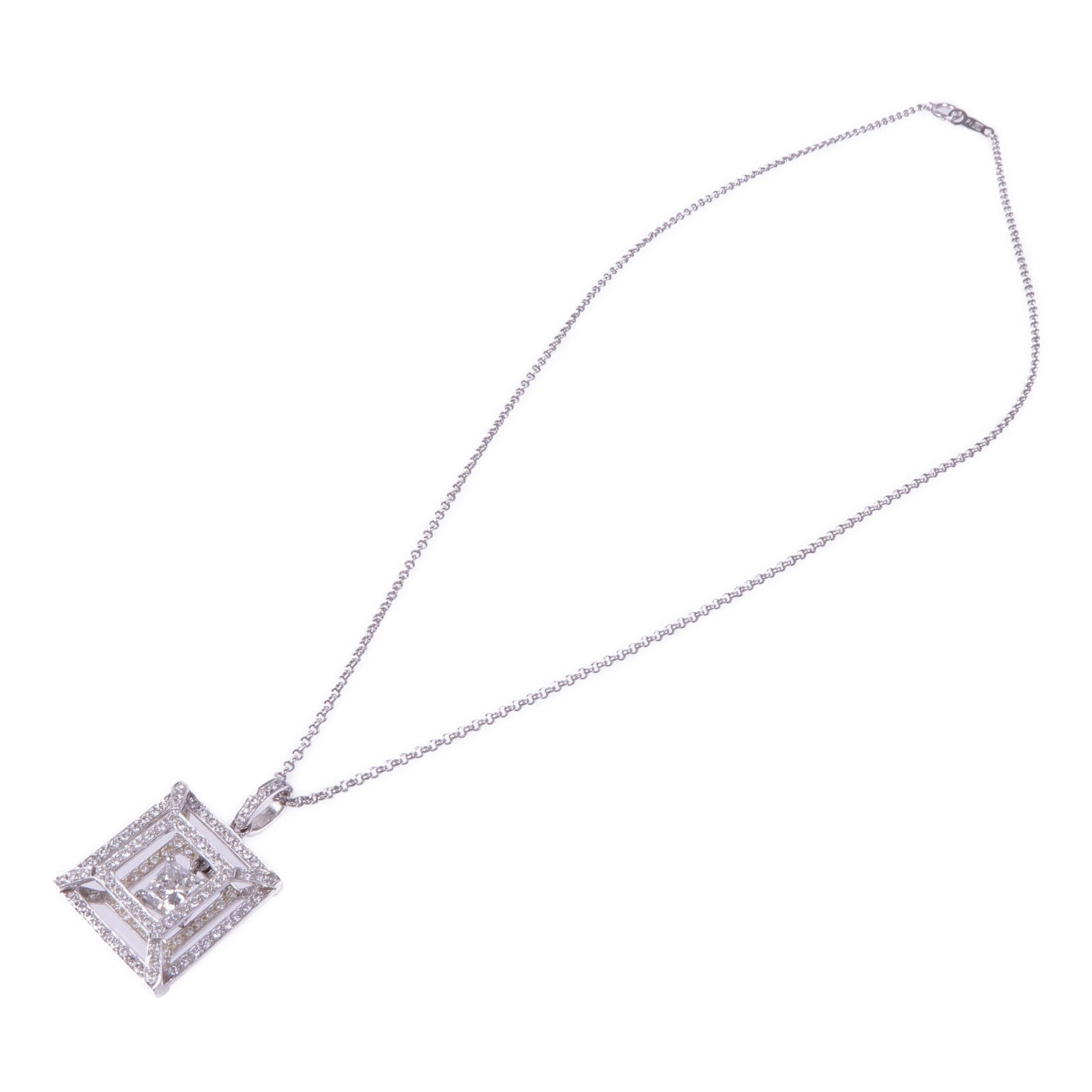 JEWELRY 18K白金Diamond Necklace鑽石項鍊
