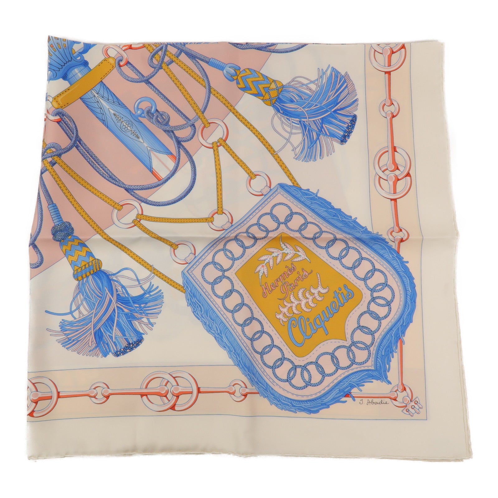 HERMES 絲質Scarf 90x90絲巾