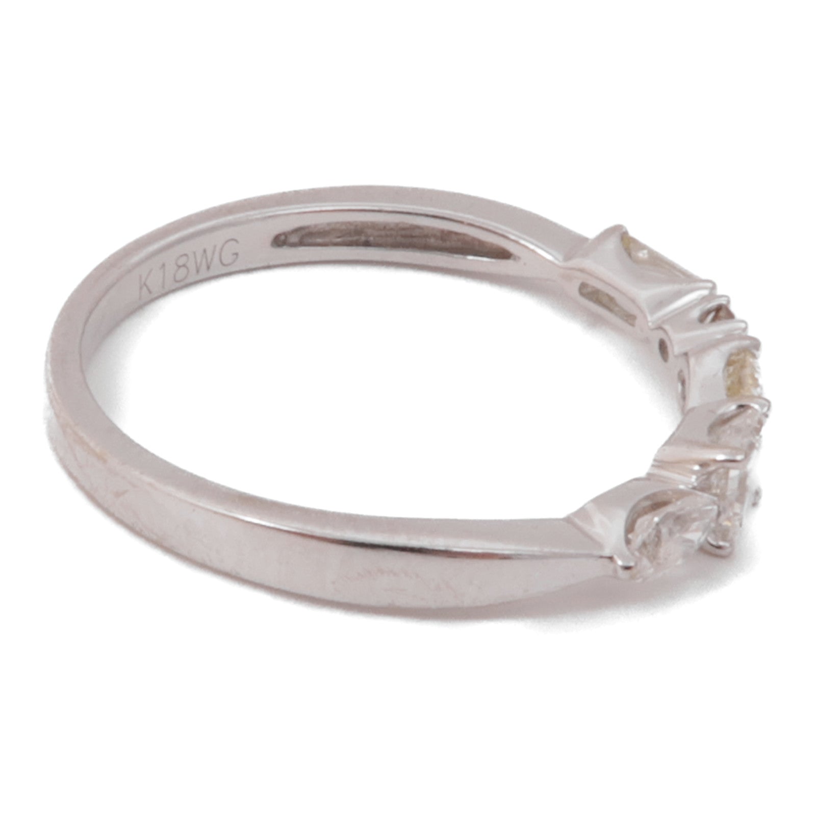 JEWELRY 【激減優惠】JEWELRY 18K白金/鑽石Diamond Ring戒指US#6.5