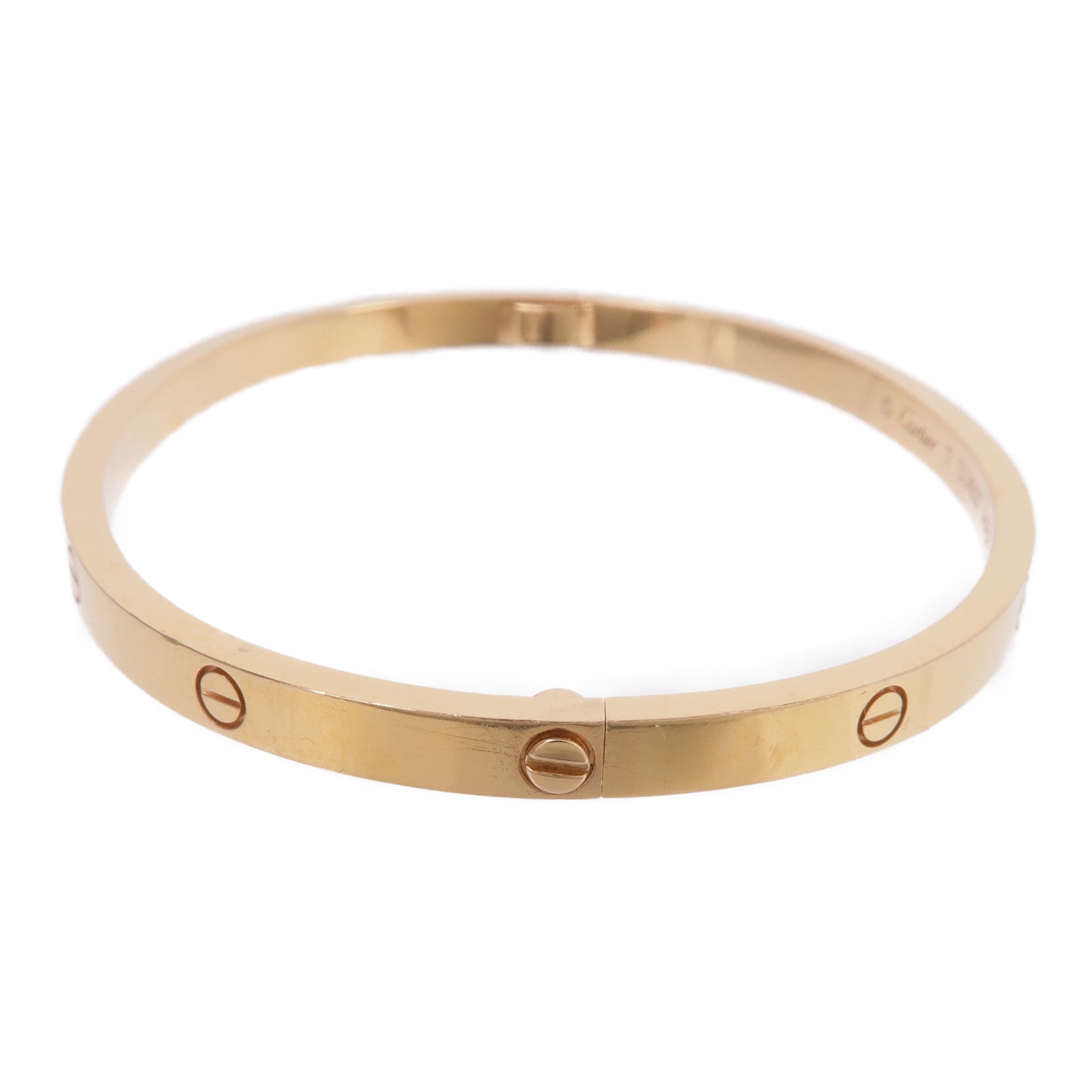 CARTIER 18K玫瑰金Love Bracelet Small Model手鐲Cartier#17