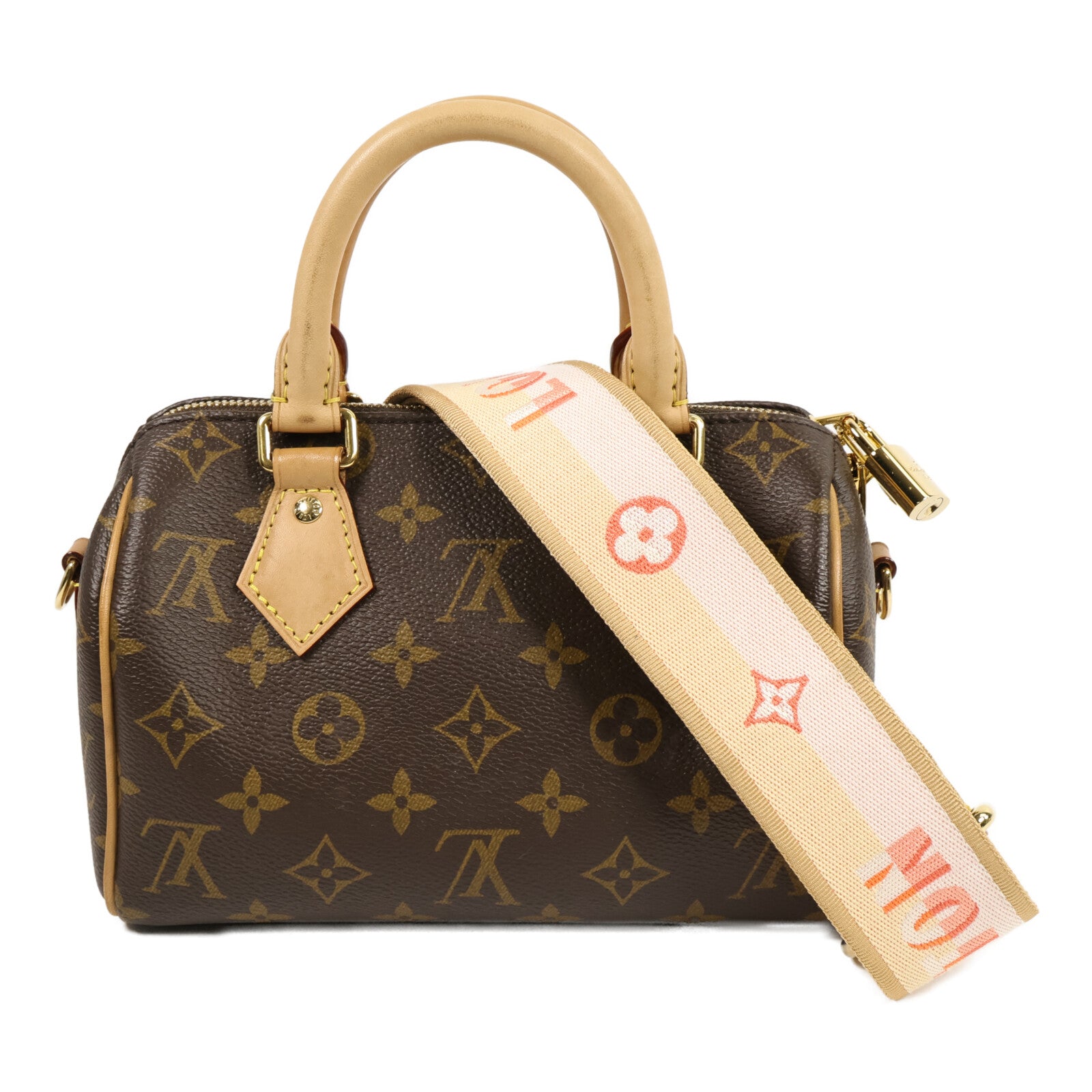 LOUIS VUITTON Monogram Speedy Bandouliere 20手挽肩背兩用袋