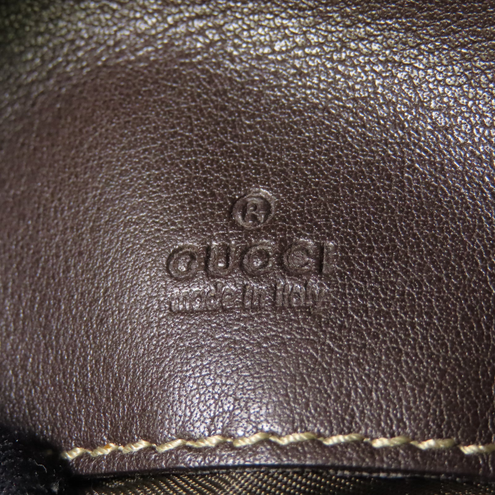 GUCCI 帆布Clutch Bag金扣手拿包