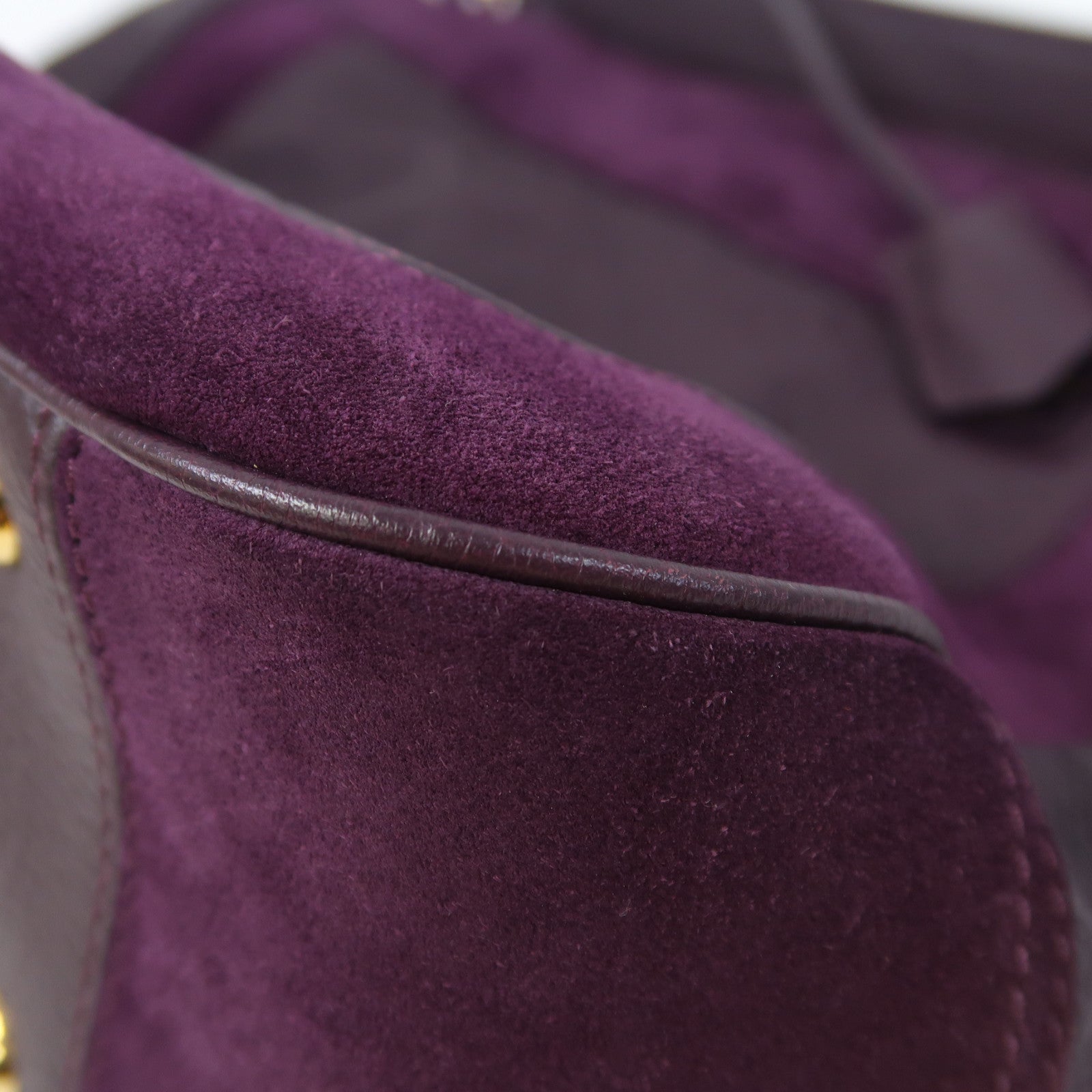 LOUIS VUITTON 【激減優惠】Monogram Empreinte Oda Shoes PM金扣手挽肩背兩用袋紫色