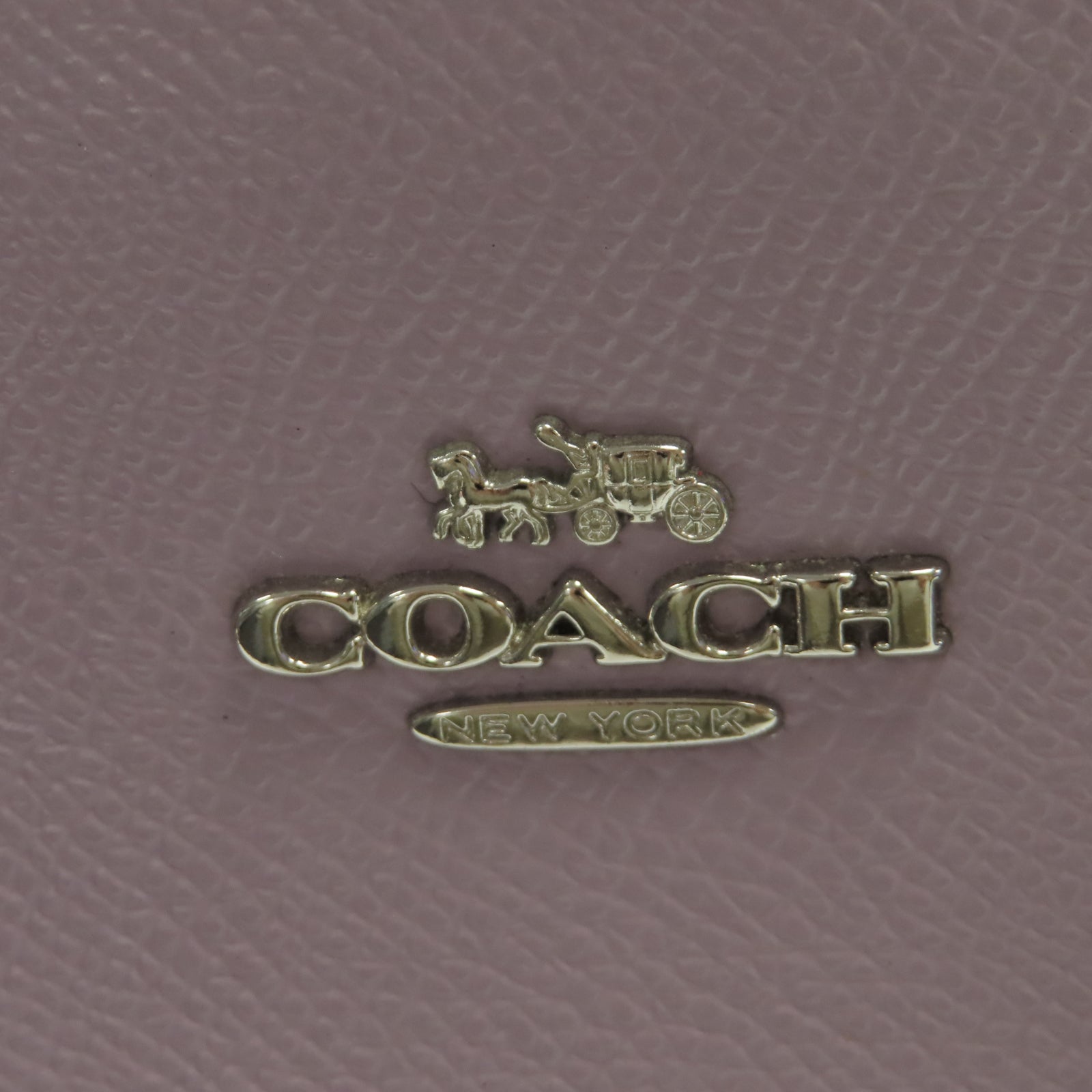 COACH 牛皮皮革Shoulder Bag銀扣手挽肩背兩用袋紫色