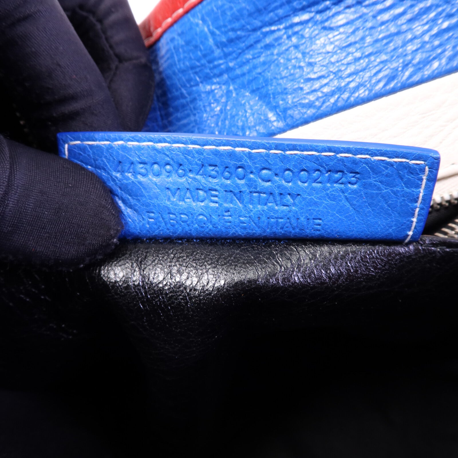 BALENCIAGA 羊皮皮革Bazar Bag銀扣手挽肩背兩用袋