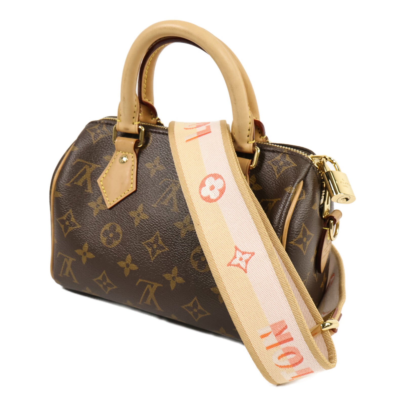 LOUIS VUITTON Monogram Speedy Bandouliere 20手挽肩背兩用袋