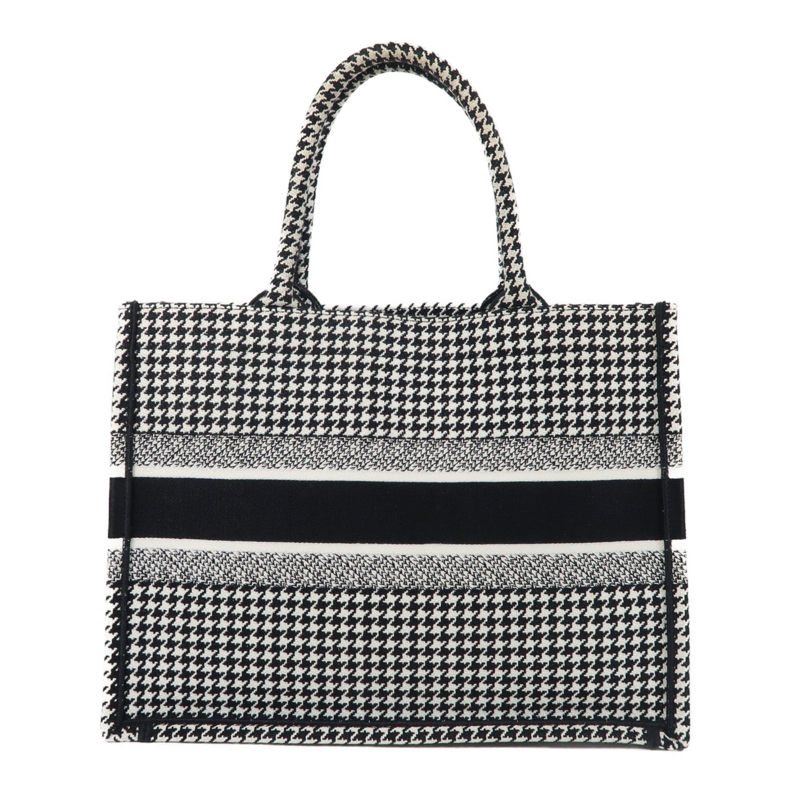 Dior 帆布Book Tote手挽袋黑色/白色