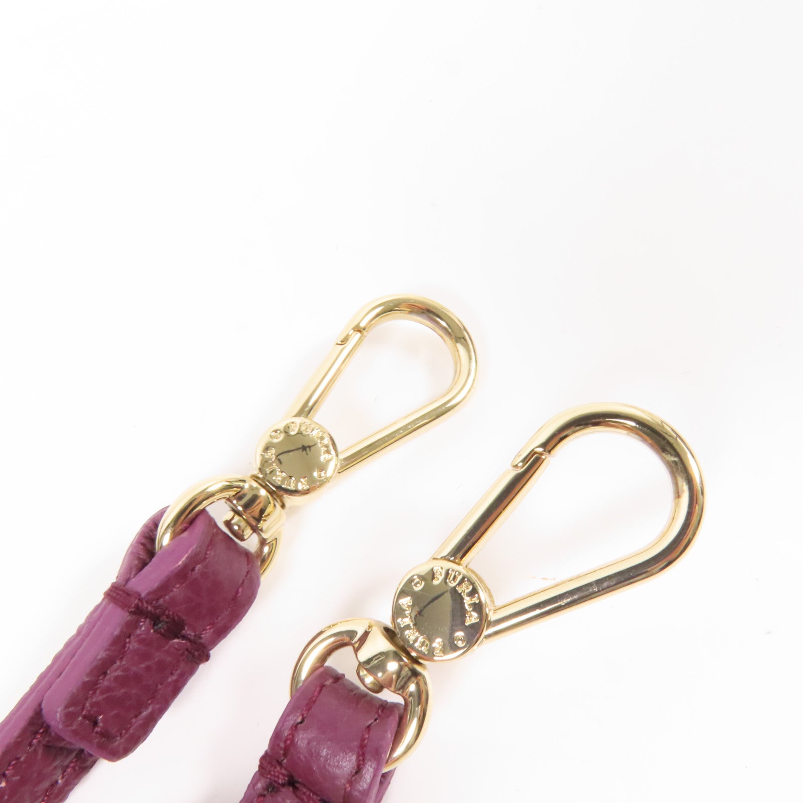 Furla 牛皮皮革Shoulder Bag金扣手挽肩背兩用袋