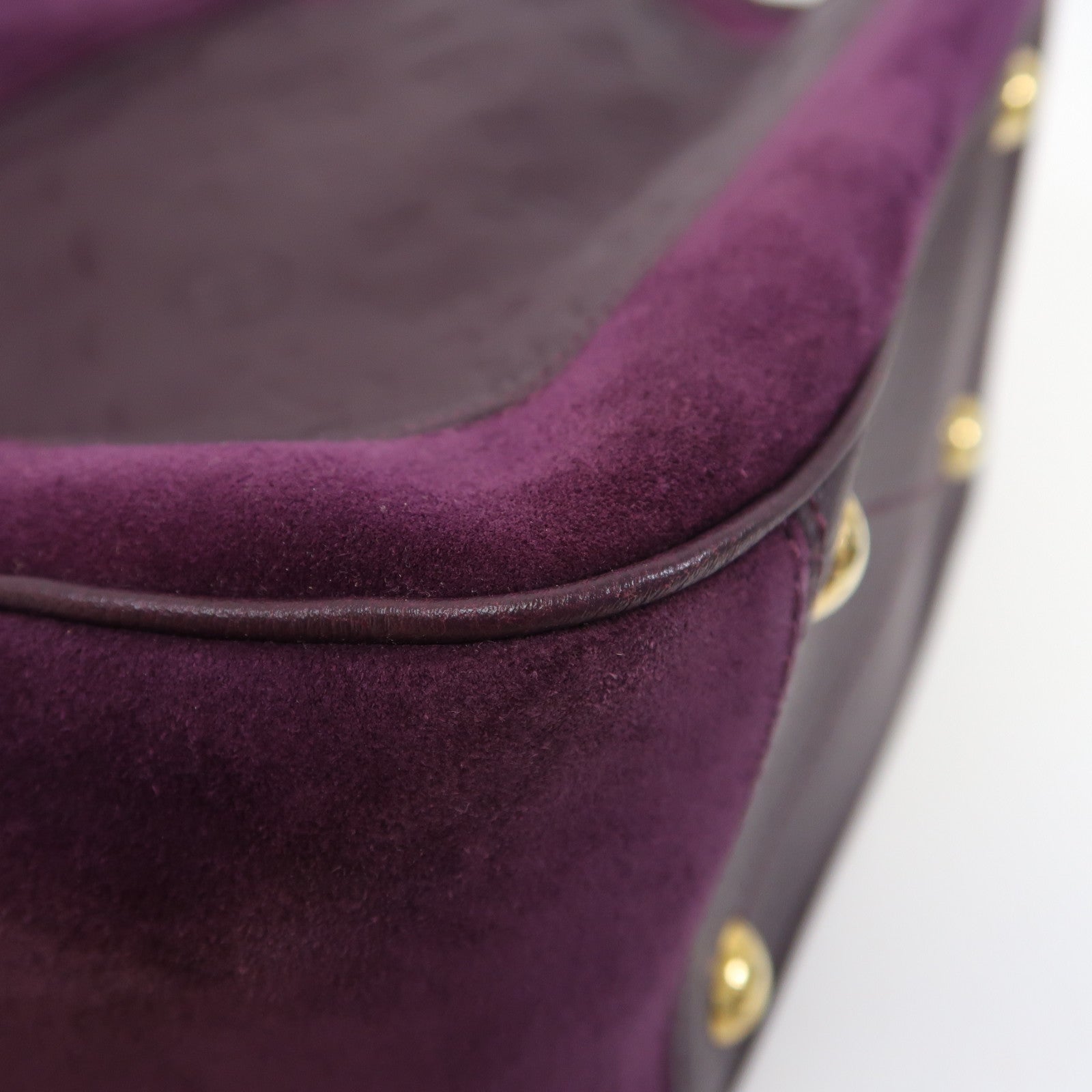 LOUIS VUITTON 【激減優惠】Monogram Empreinte Oda Shoes PM金扣手挽肩背兩用袋紫色
