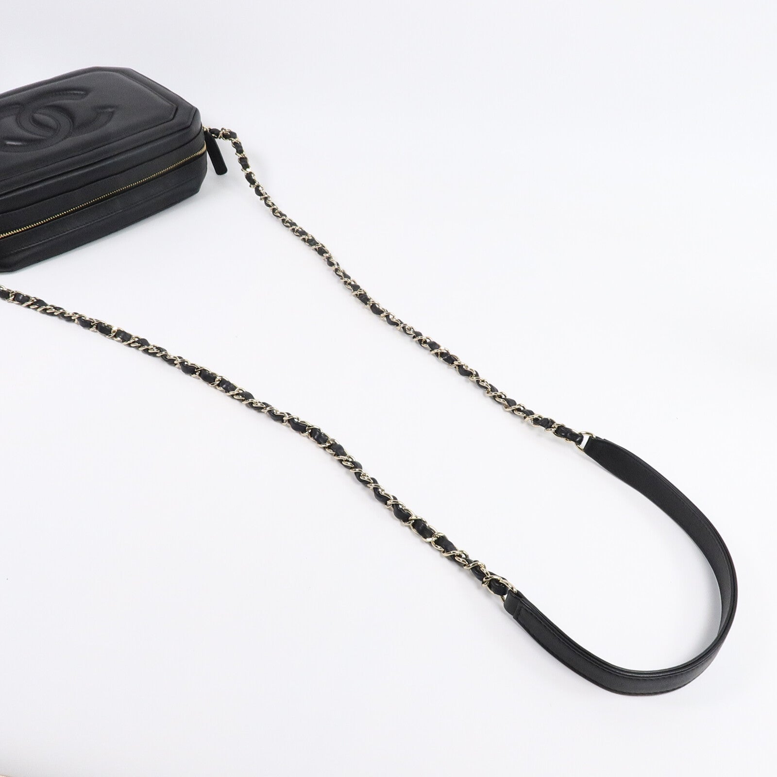 CHANEL 羊皮皮革Chain Shoulder Bag鏈帶肩背袋