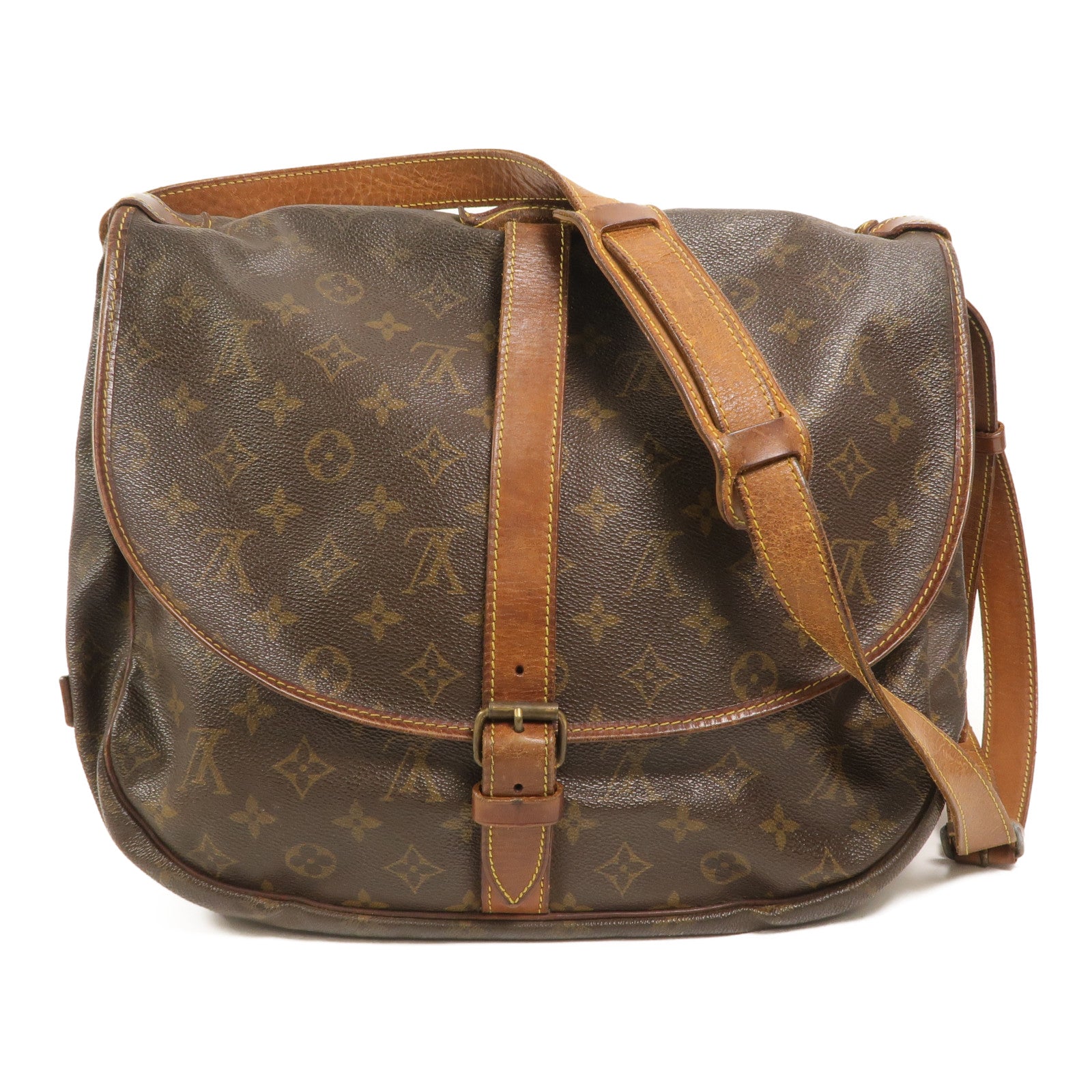 LOUIS VUITTON Monogram Saumur 35肩背袋