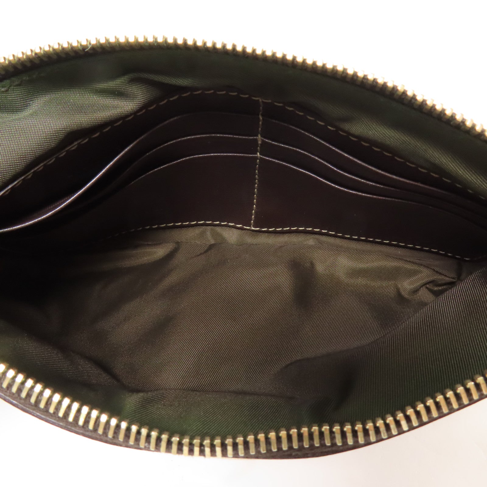 GUCCI 帆布Clutch Bag金扣手拿包