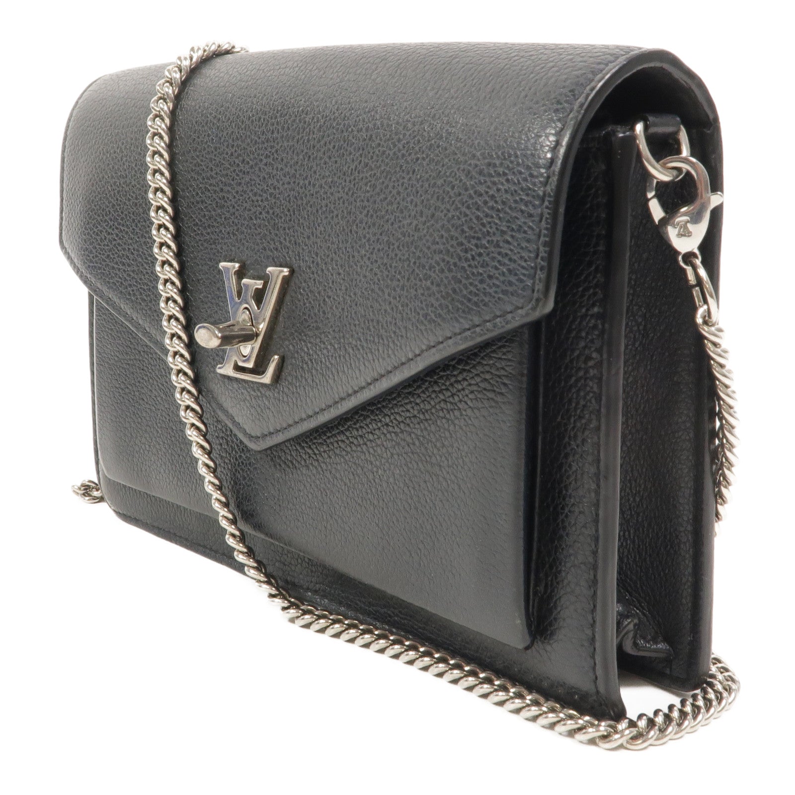 LOUIS VUITTON 牛皮皮革Mylockme鏈帶肩背袋