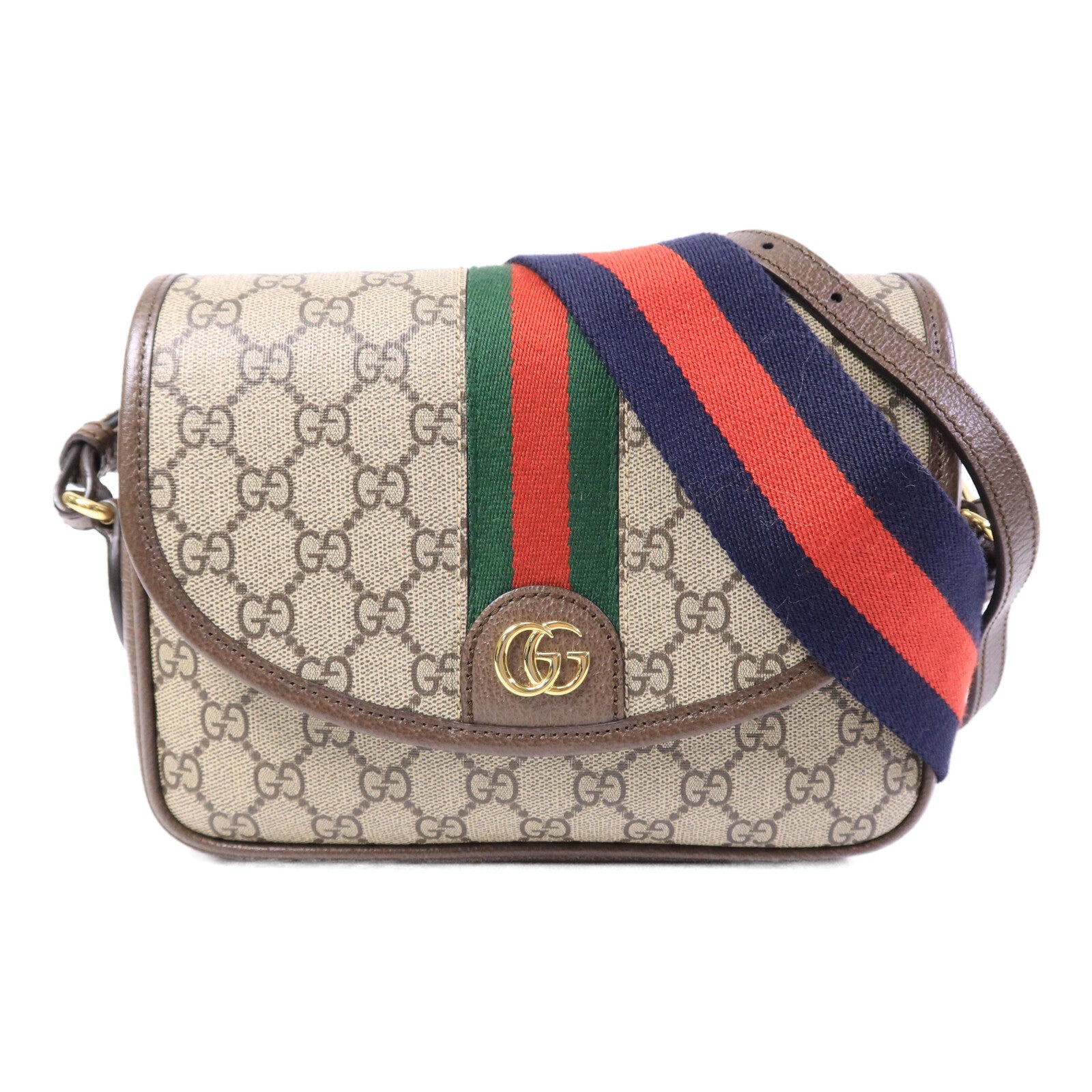 GUCCI 塗層帆布Ophidia GG肩背袋