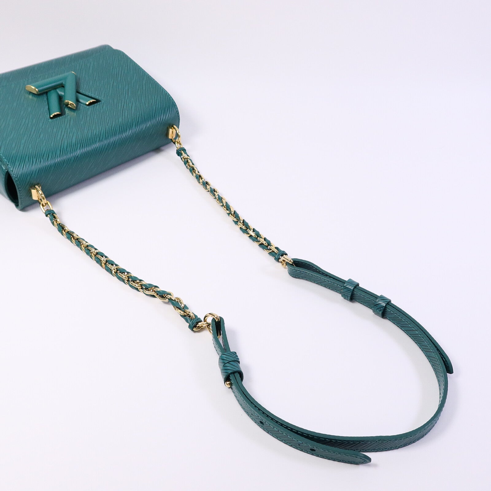 LOUIS VUITTON Epi Twist MM鏈帶肩背袋