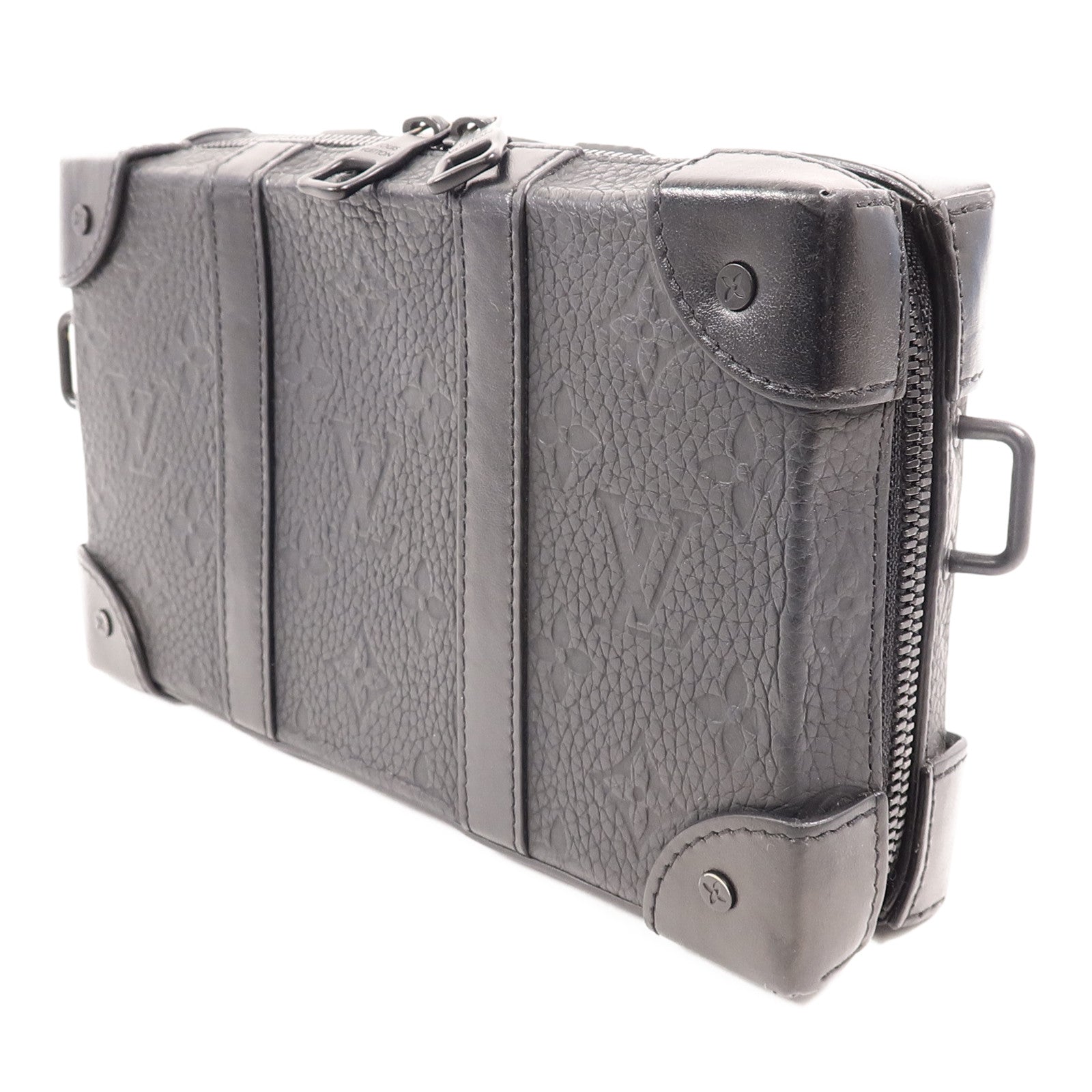 LOUIS VUITTON Monogram Taurillon Soft Trunk Wallet肩背袋