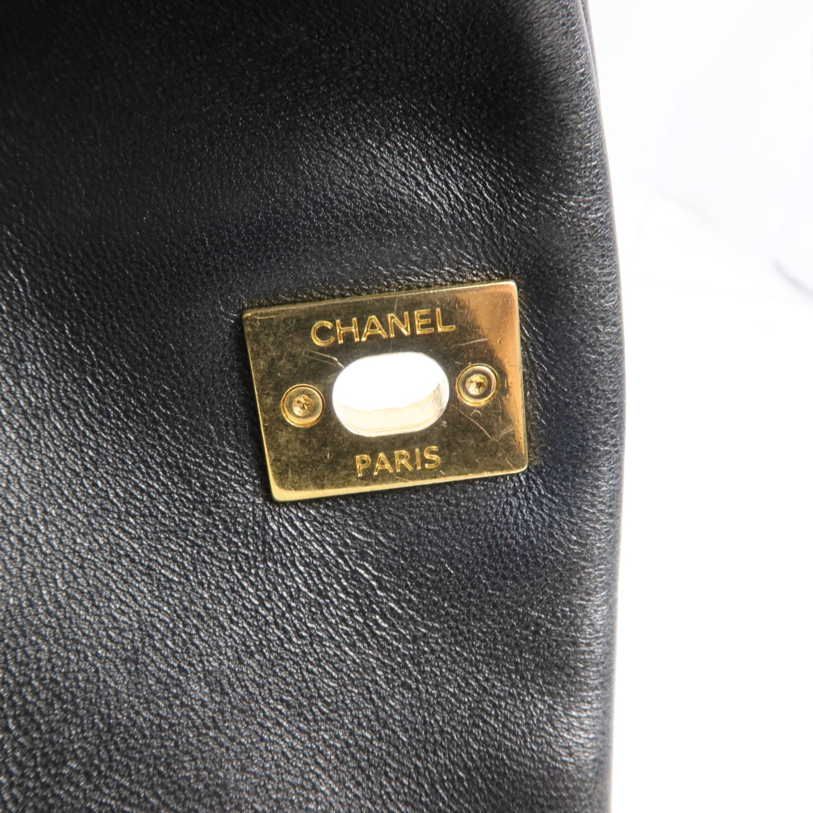 CHANEL 【激減優惠】羊皮皮革COCO Mail Crossbody Bag金扣金鏈肩背包
