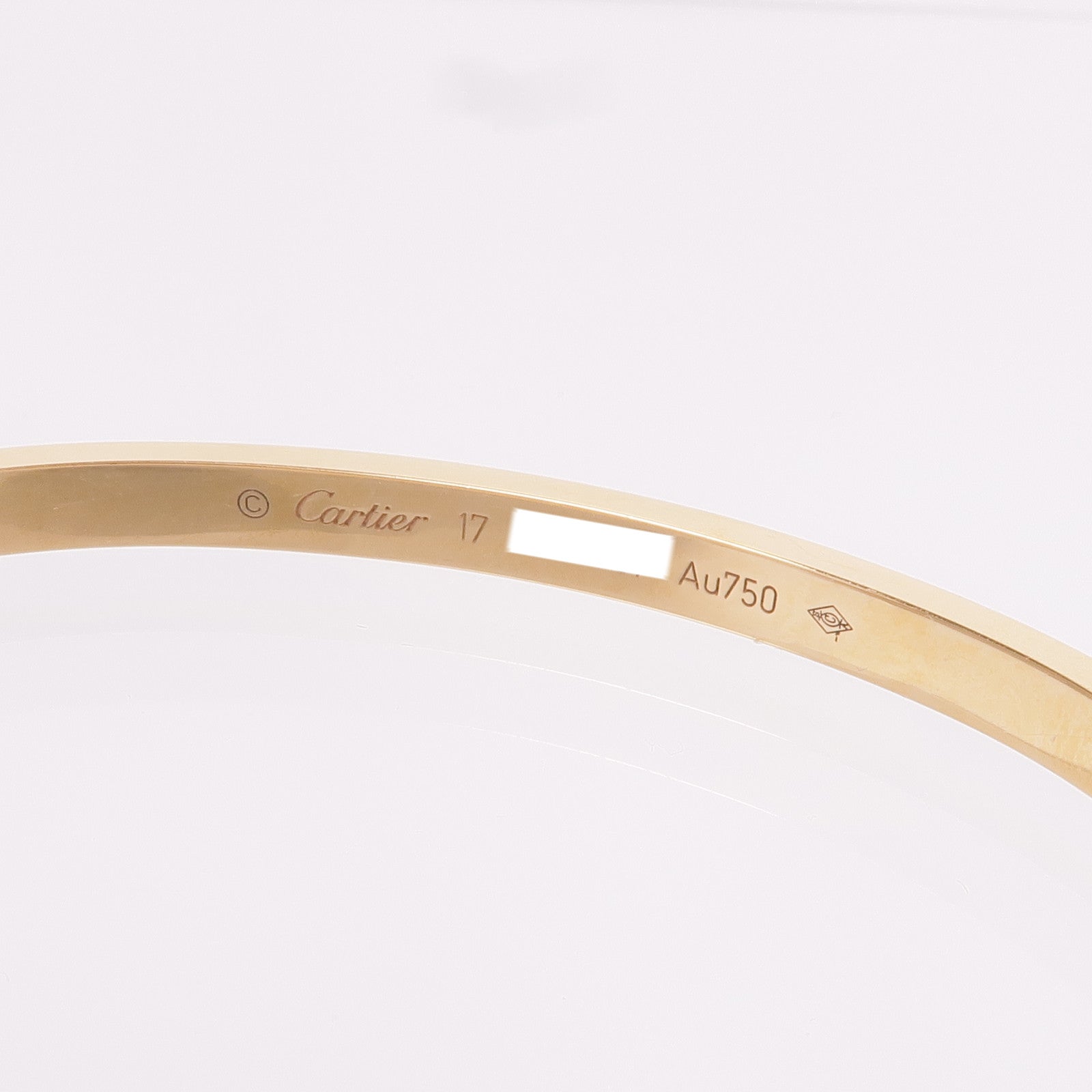 CARTIER 18K玫瑰金Love Bracelet Small Model手鐲Cartier#17