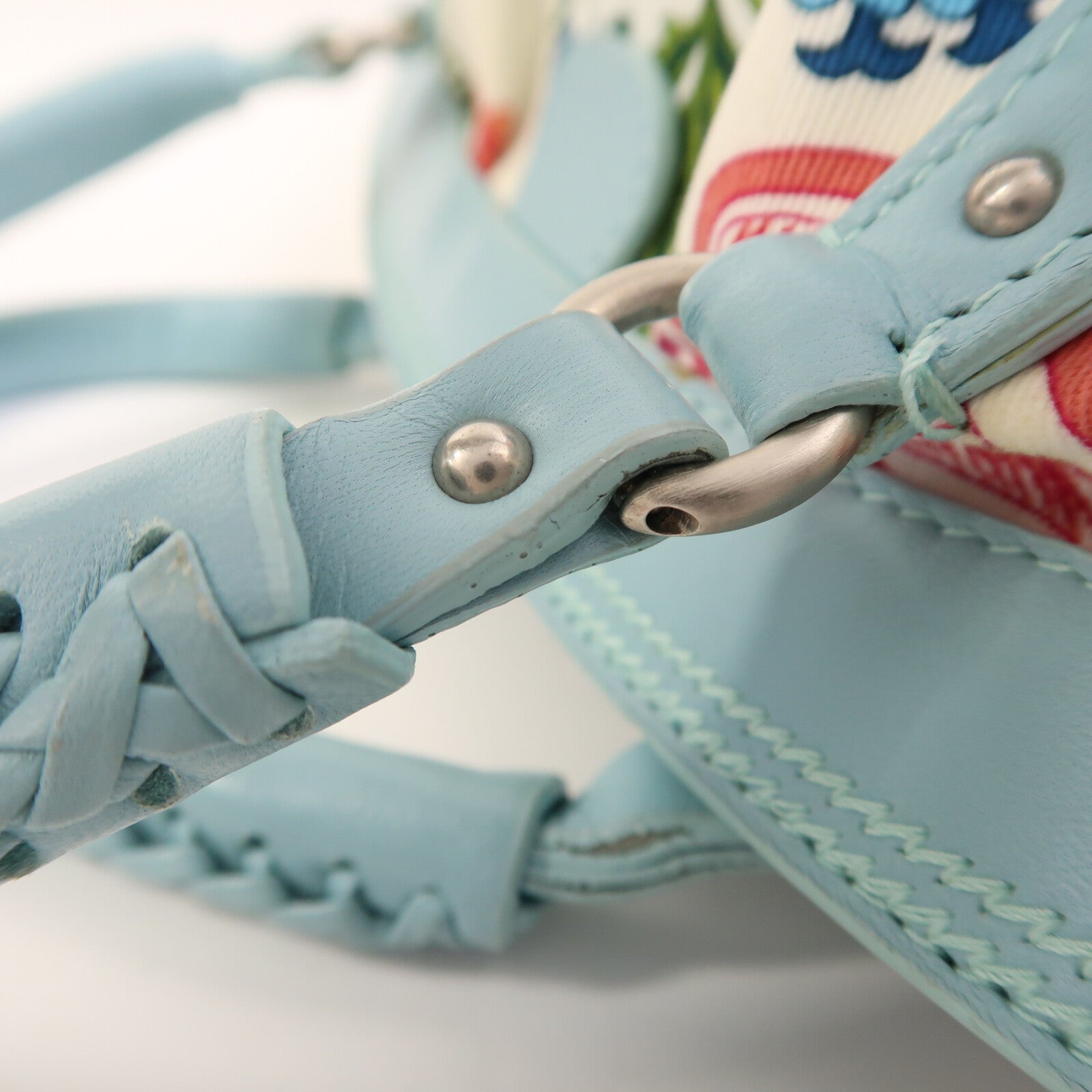 Dior 帆布Hand Bag銀扣手挽袋