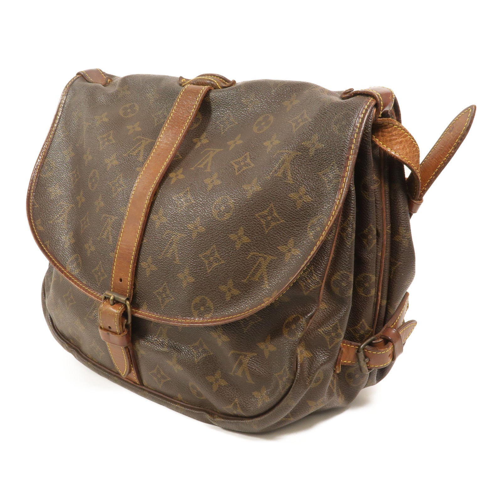 LOUIS VUITTON Monogram Saumur 35肩背袋