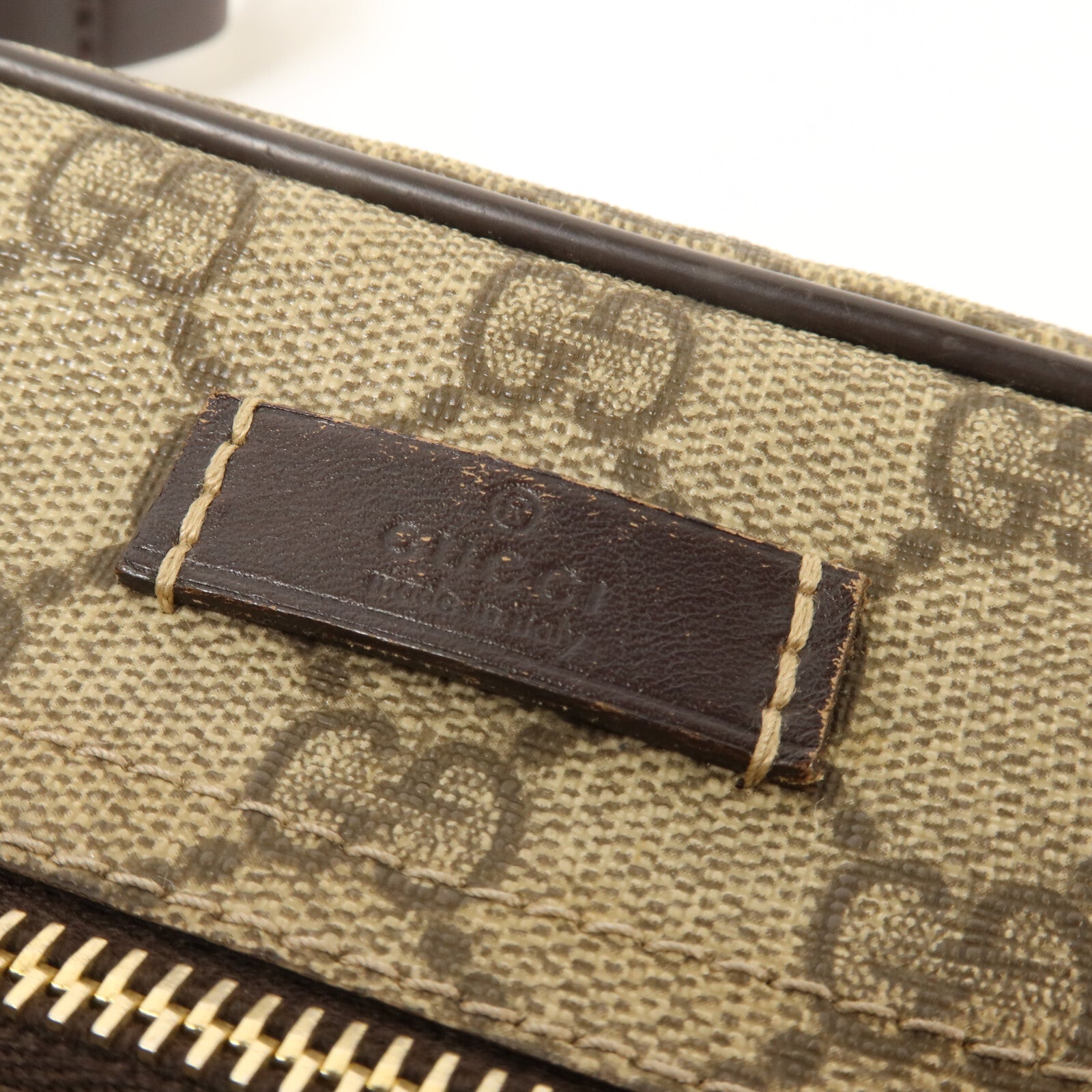 GUCCI 塗層帆布Shoulder Bag肩背袋
