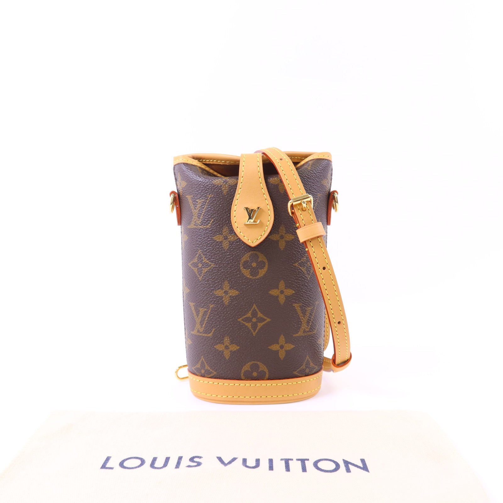 LOUIS VUITTON Monogram Fold Me Pouch金扣肩背袋
