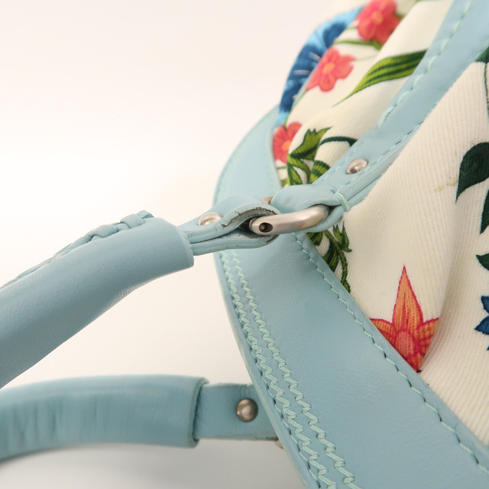 Dior 帆布Hand Bag銀扣手挽袋