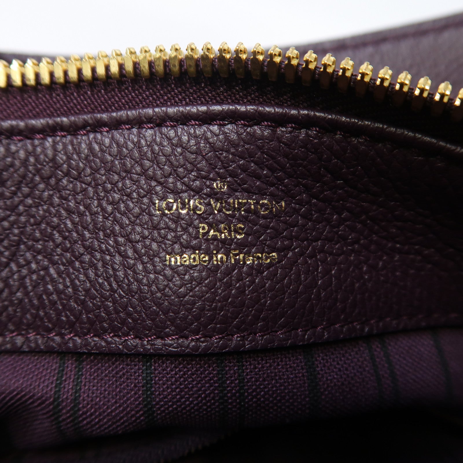 LOUIS VUITTON 【激減優惠】Monogram Empreinte Oda Shoes PM金扣手挽肩背兩用袋紫色