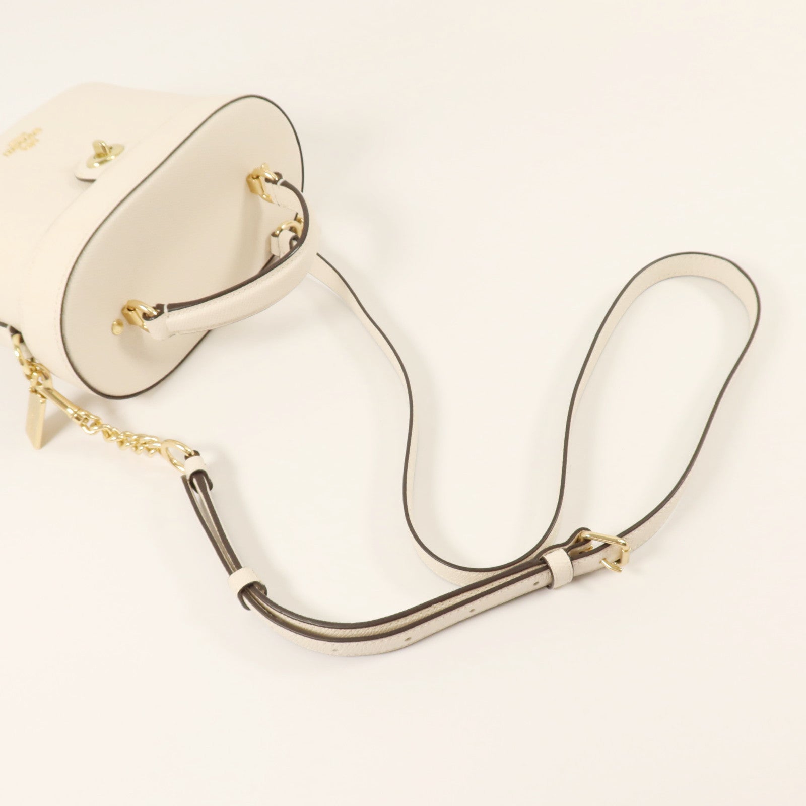 COACH 牛皮皮革2Way Shoulder Bag金扣手挽肩背兩用袋