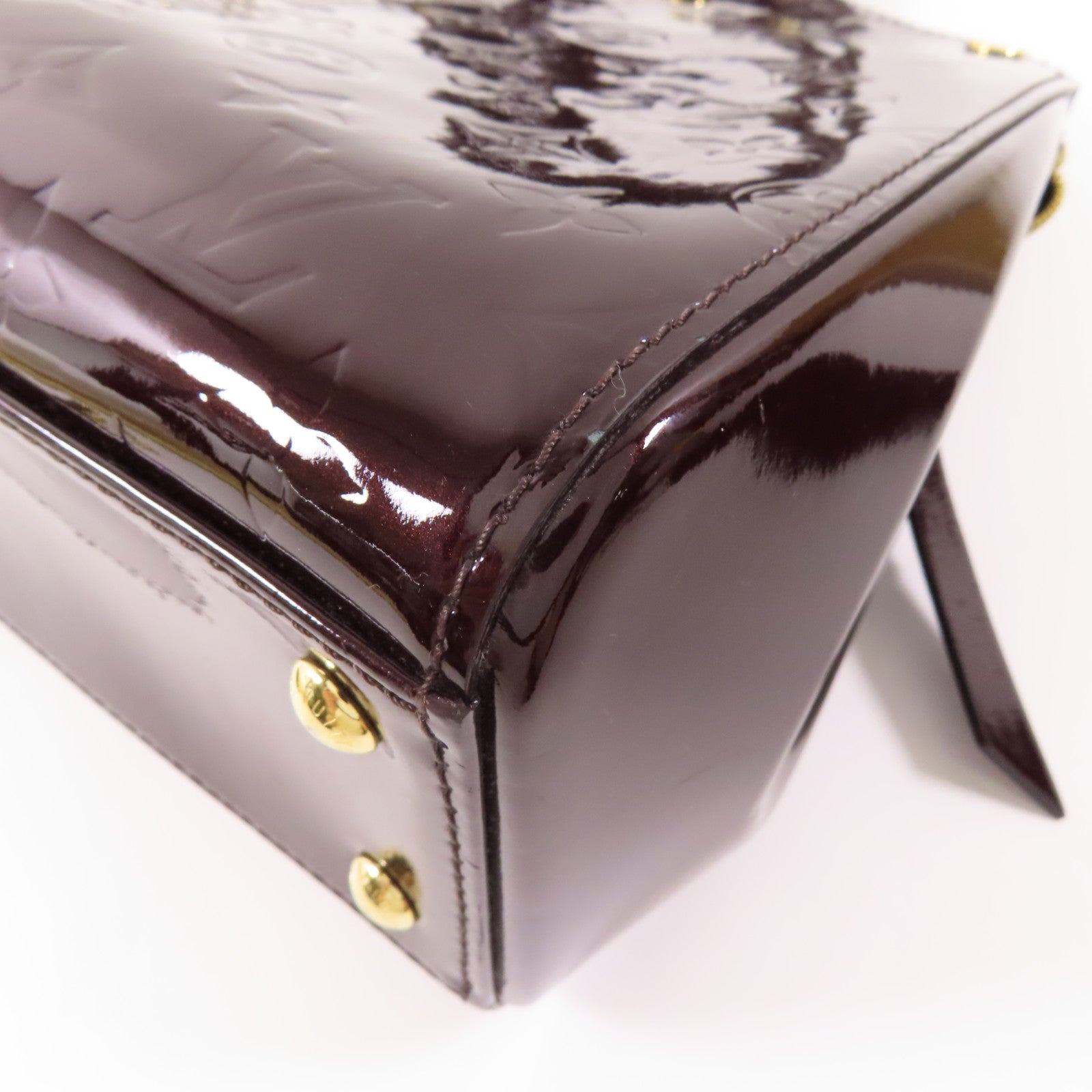 LOUIS VUITTON Vernis Brea MM金扣手挽肩背兩用袋