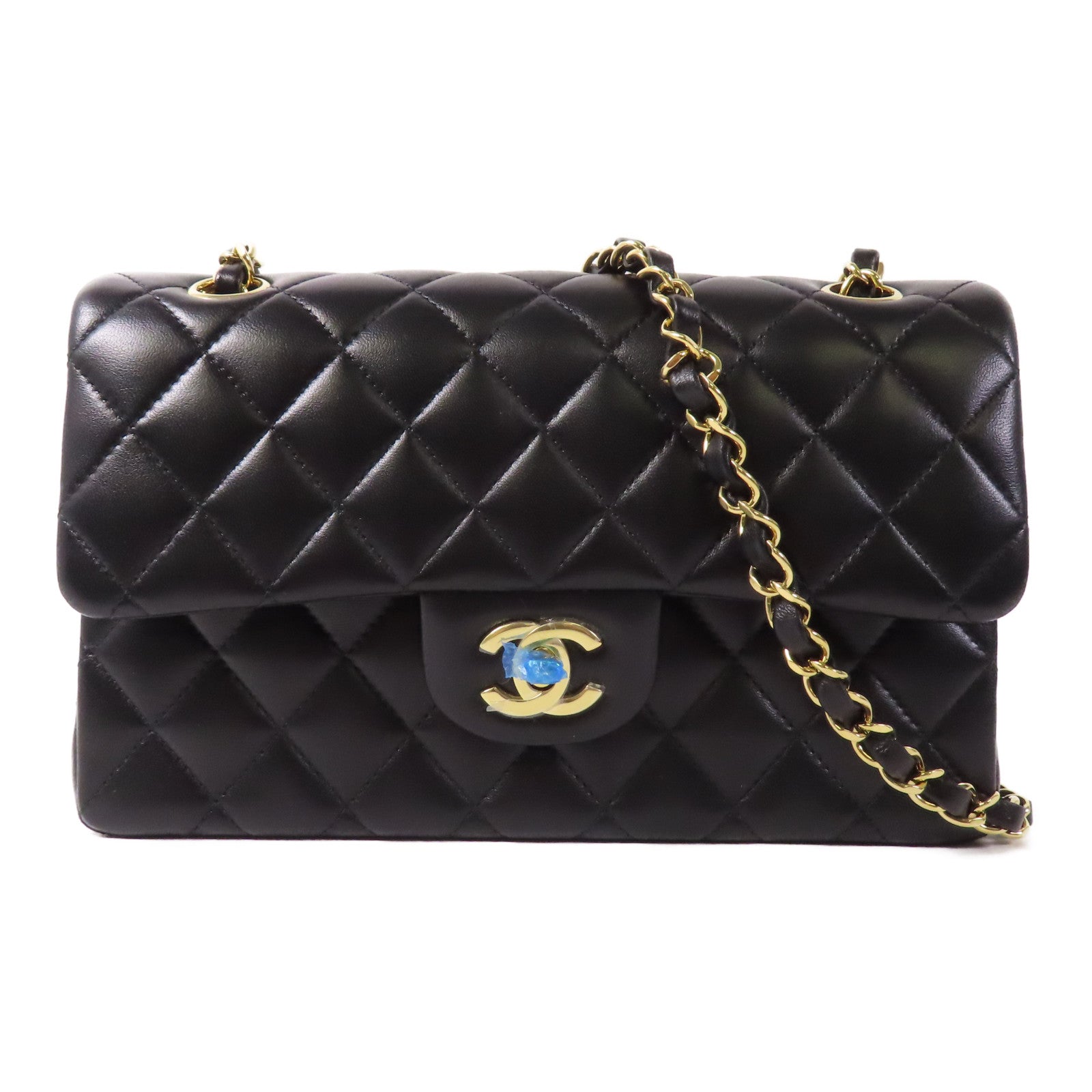 CHANEL 牛皮皮革Classic 23金扣鏈帶肩背袋