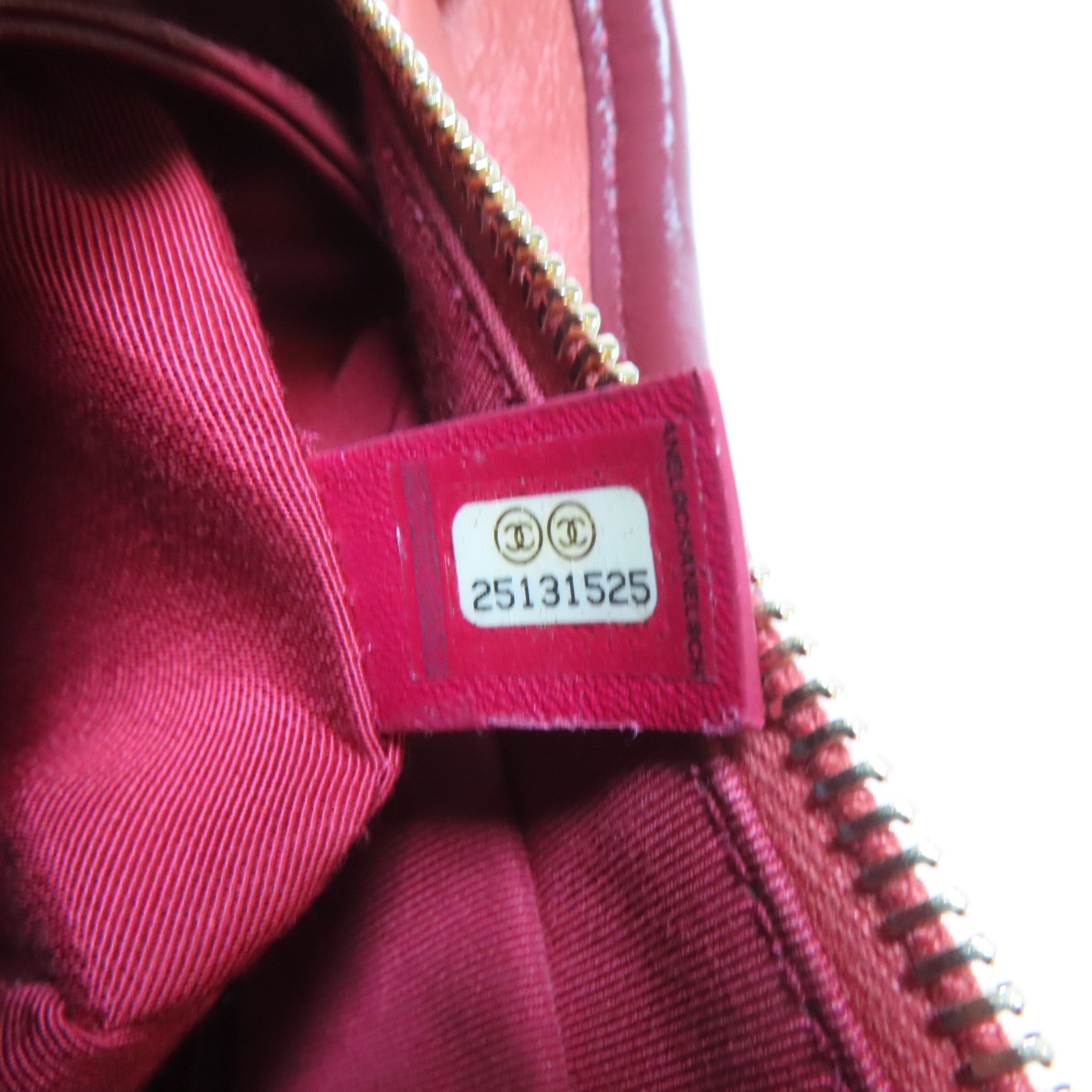 CHANEL 【激減優惠】菱格牛皮皮革Gabrielle Hobo Mini銀扣/金扣鏈帶肩背袋紅色