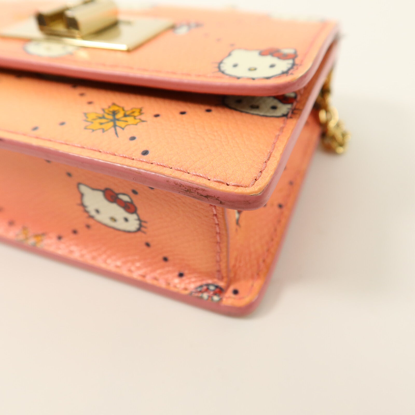 Furla 牛皮皮革1927 Mini Pochette鏈帶肩背袋