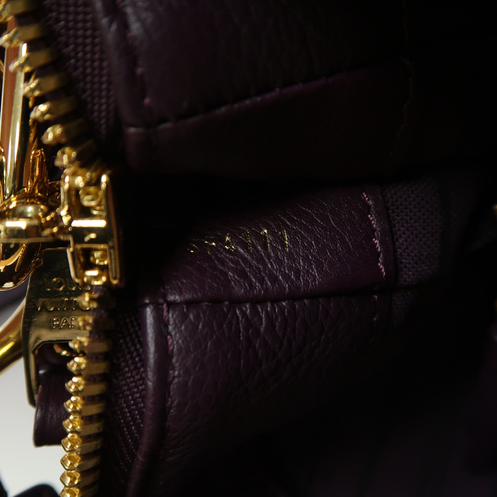 LOUIS VUITTON 【激減優惠】Monogram Empreinte Oda Shoes PM金扣手挽肩背兩用袋紫色