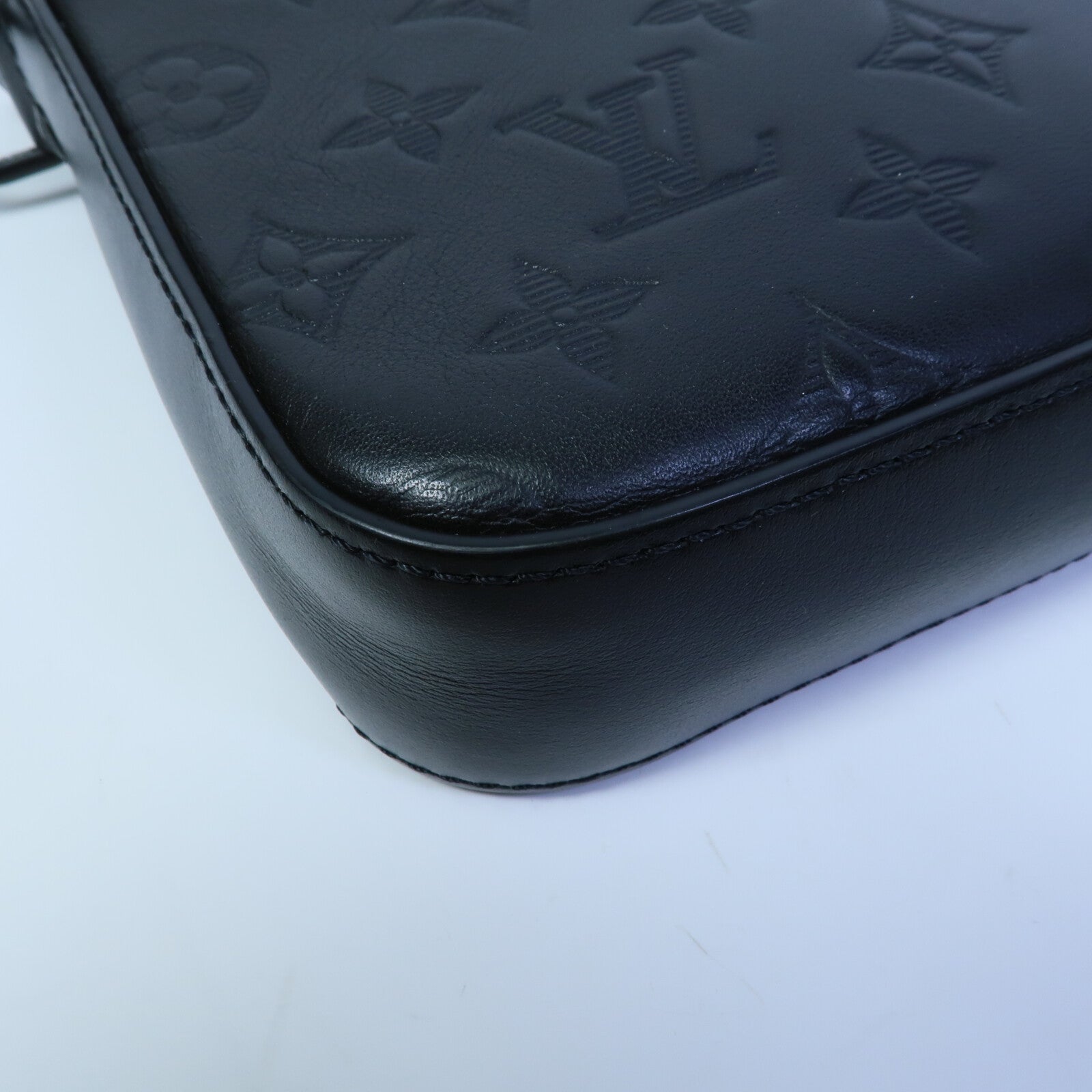 LOUIS VUITTON Monogam Shadow Dou Messenger Bag肩背袋