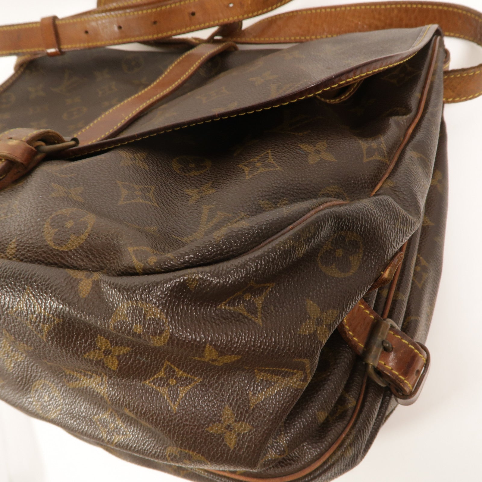 LOUIS VUITTON Monogram Saumur 35肩背袋